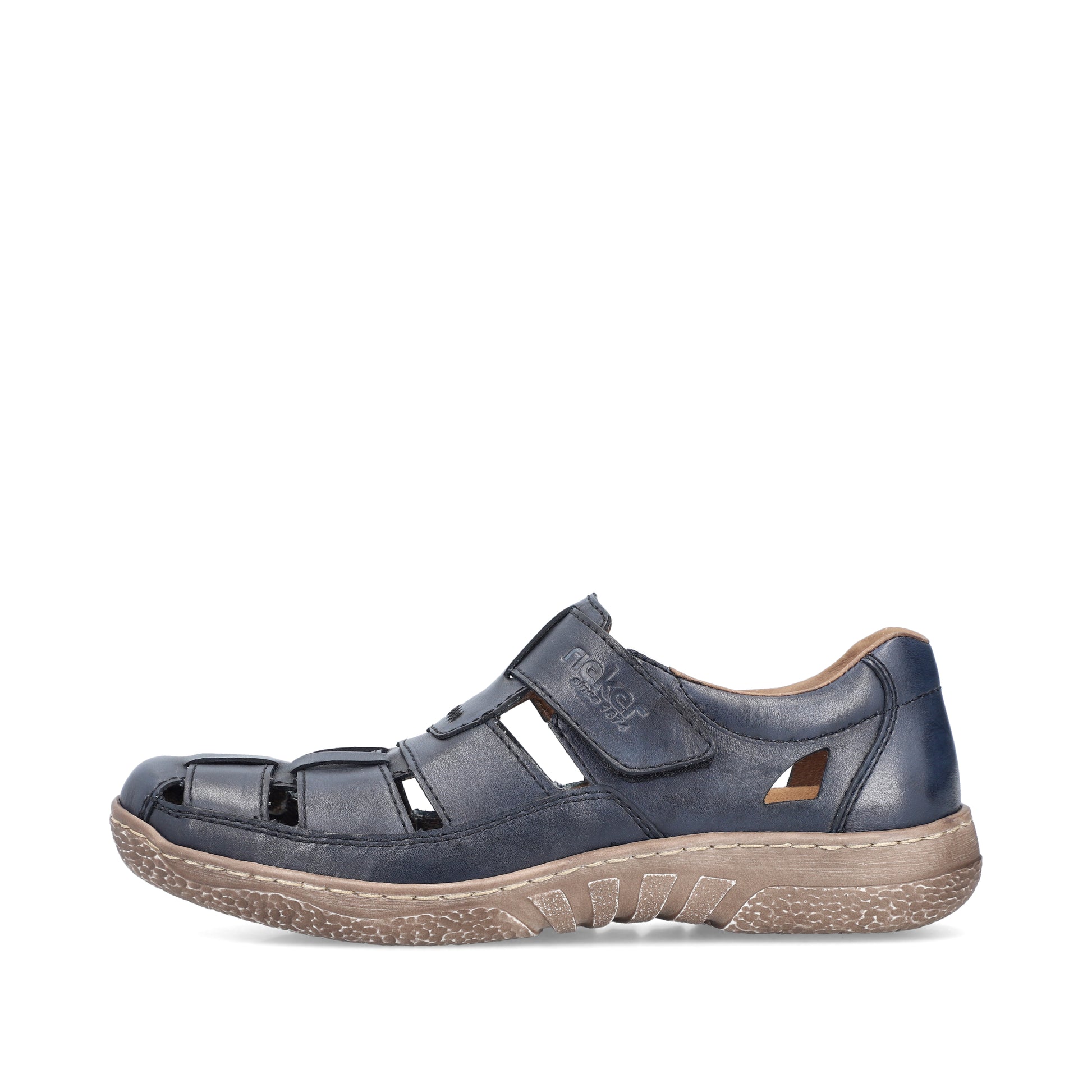 Blue Hook & Loop Shoes for Men | Rieker 03578-14