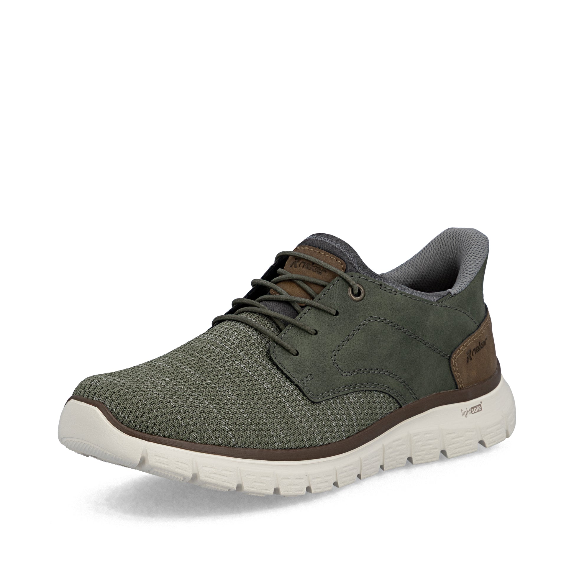 Green Elasticated Shoes for Men | Rieker B6658-52