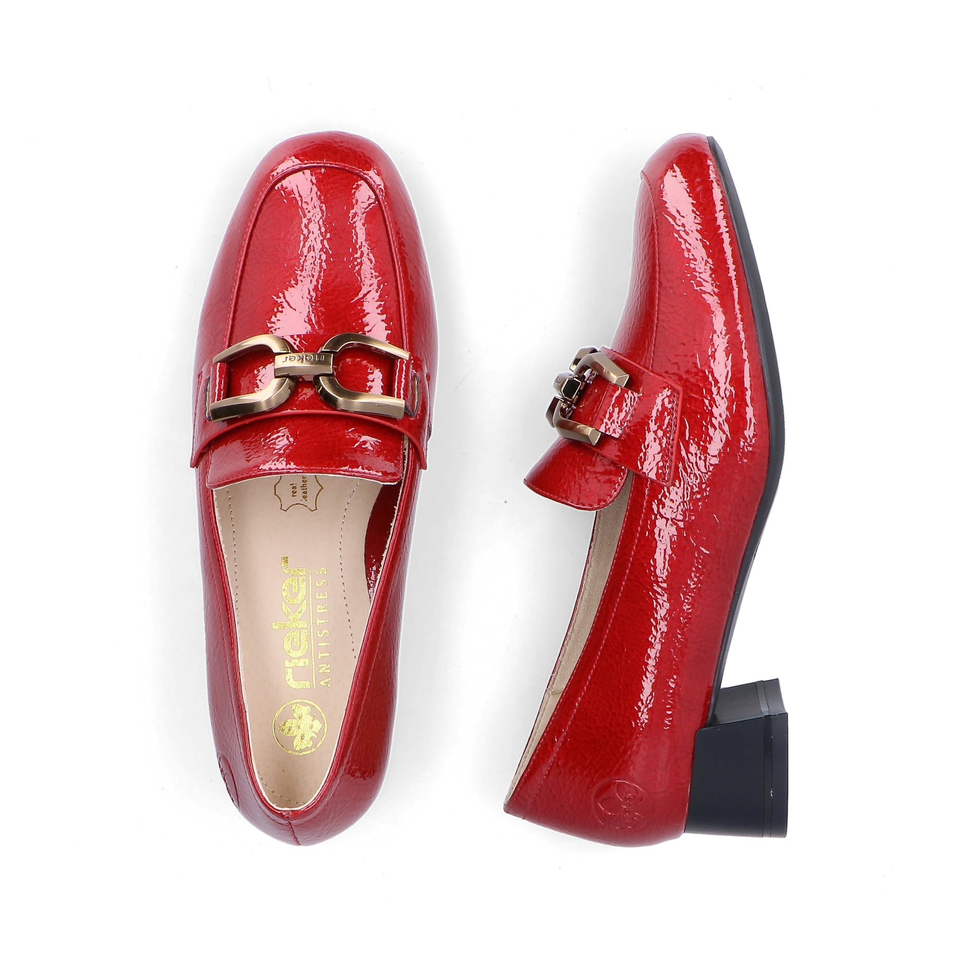 Red Slip-On Shoes for Women | Rieker 45052-33