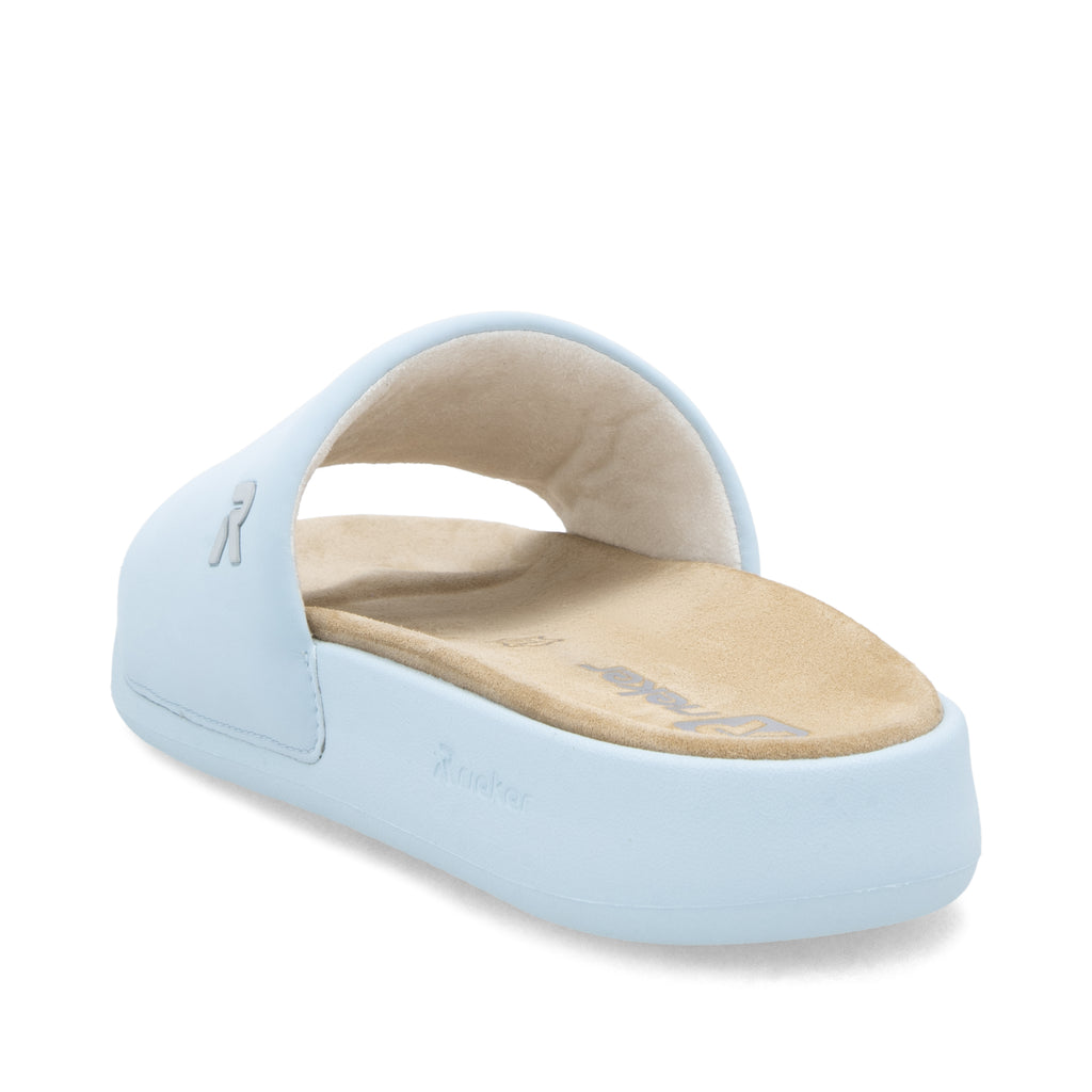 Blue Slip-On Sandals for Women | Rieker W3250-12