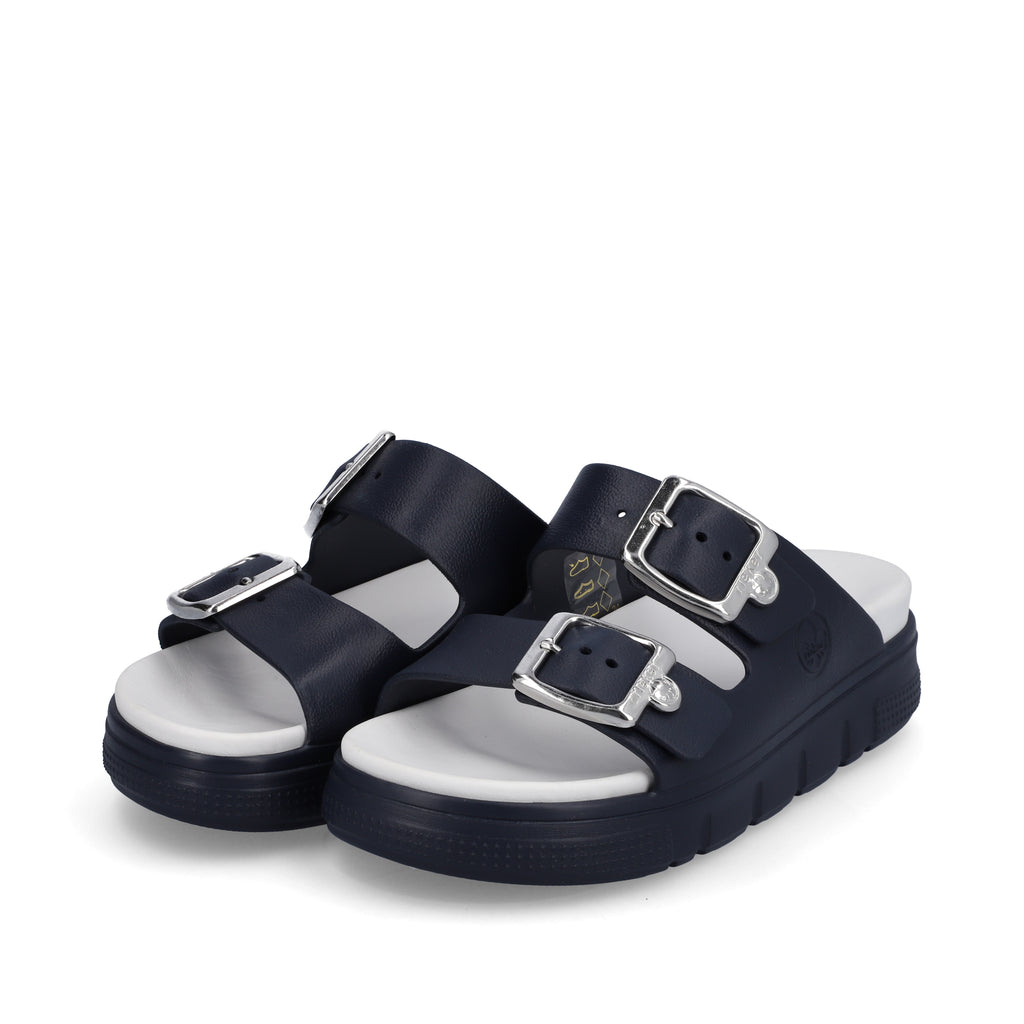 Blue Buckle Sandals for Women | Rieker P2180-14