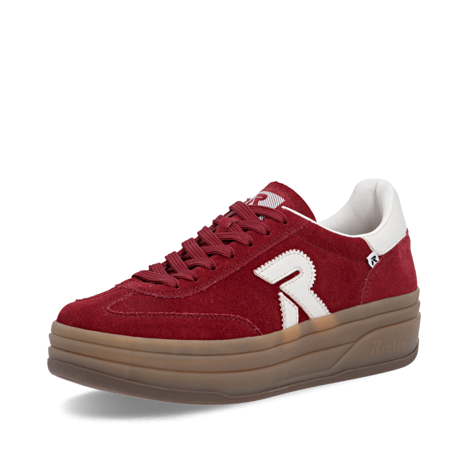 Red Elasticated Shoes for Women | Rieker W3700-35