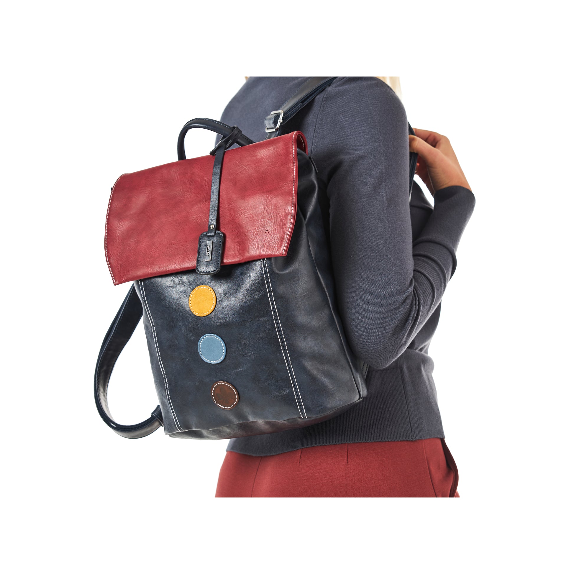 Blue Zip Bags for Women | Rieker H1357-14