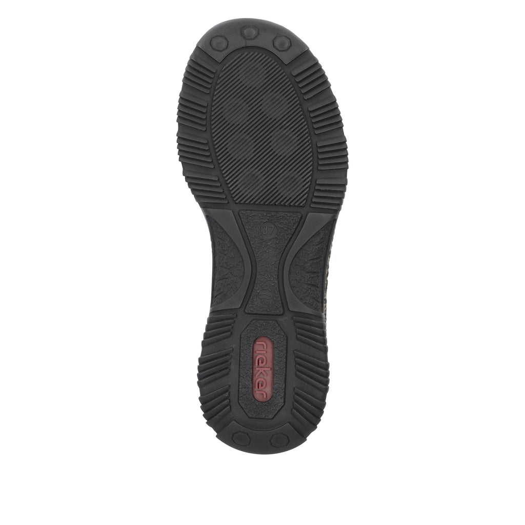 Black Elasticated Shoes for Women | Rieker N3267-01