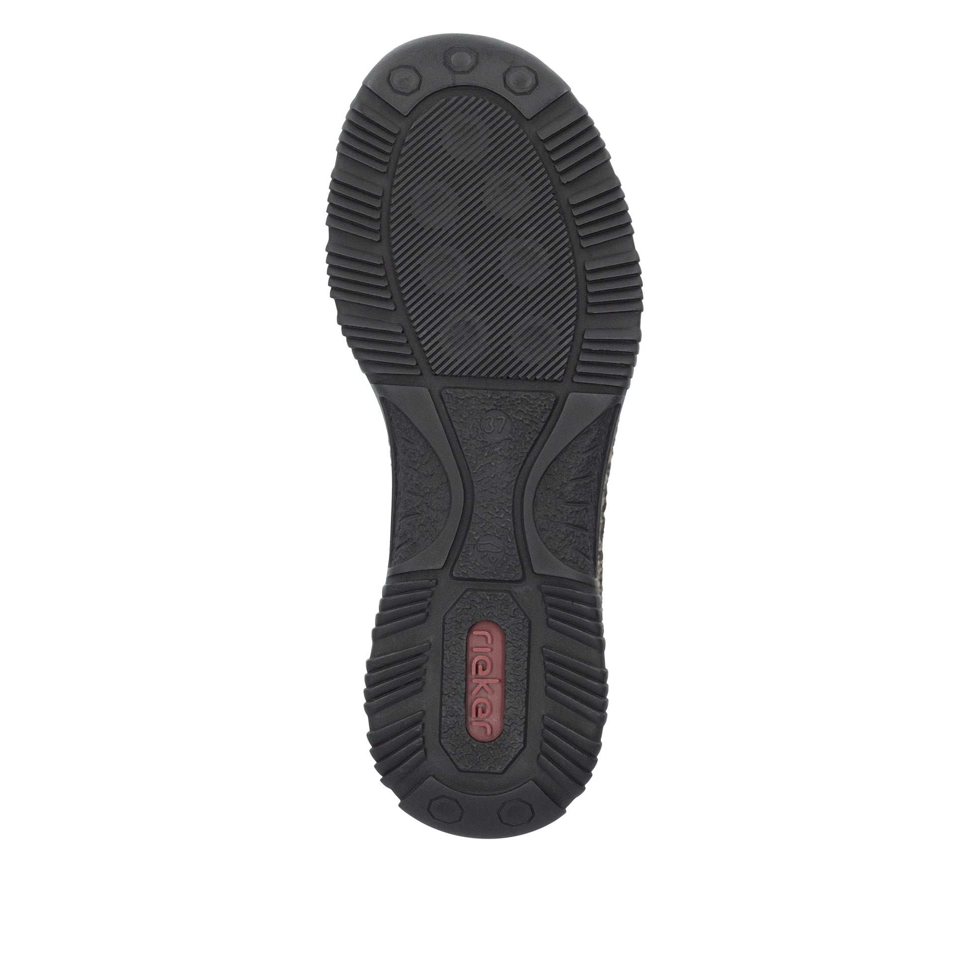 Black Elasticated Shoes for Women | Rieker N3267-01