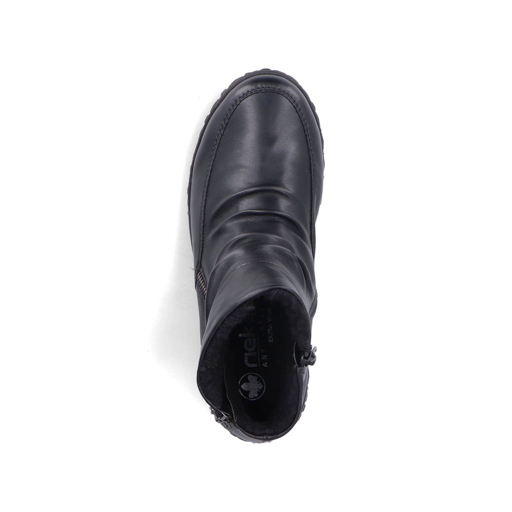 Black Zip Boots for Women | Rieker 59585-01