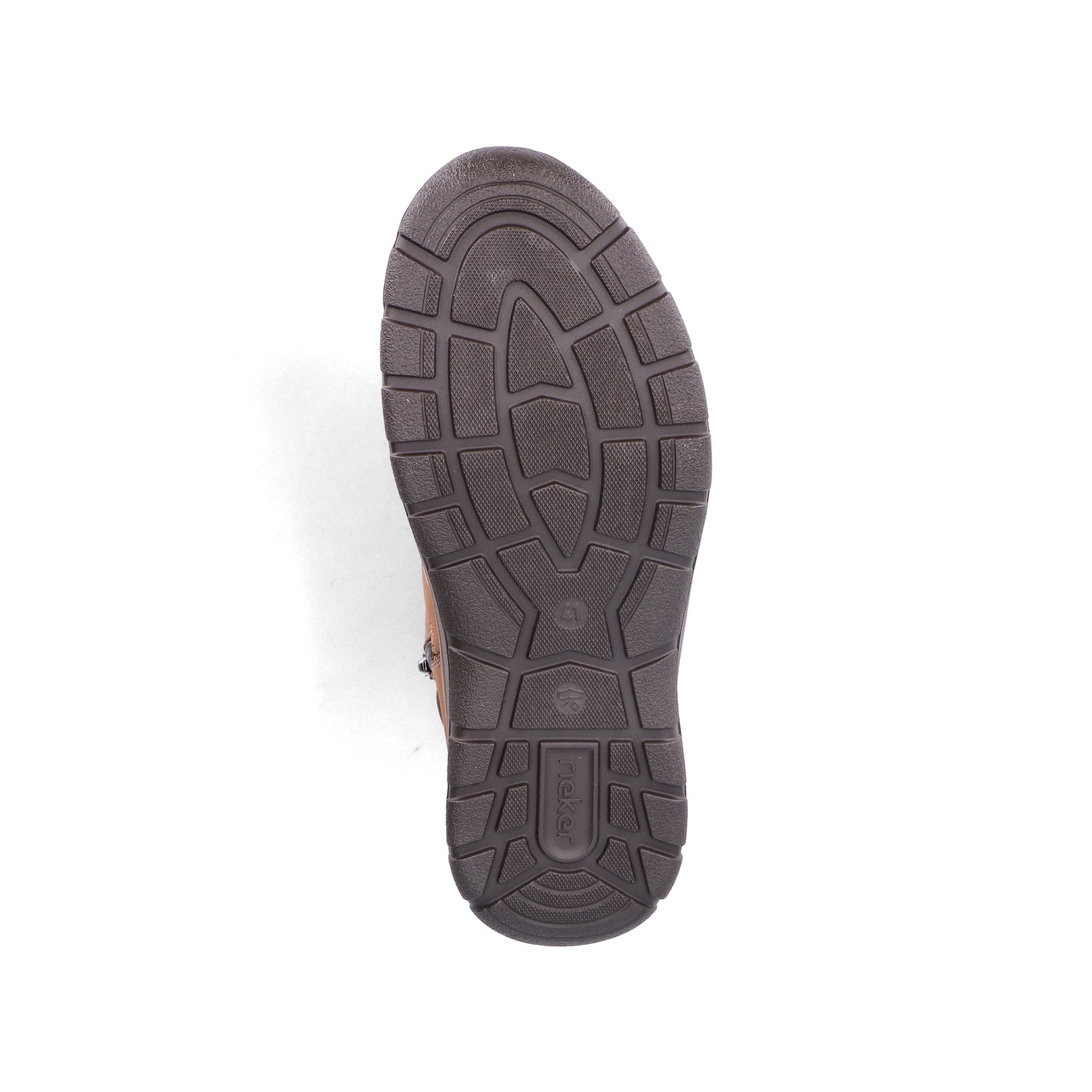 Brown Zip Boots for Men | Rieker 03610-22