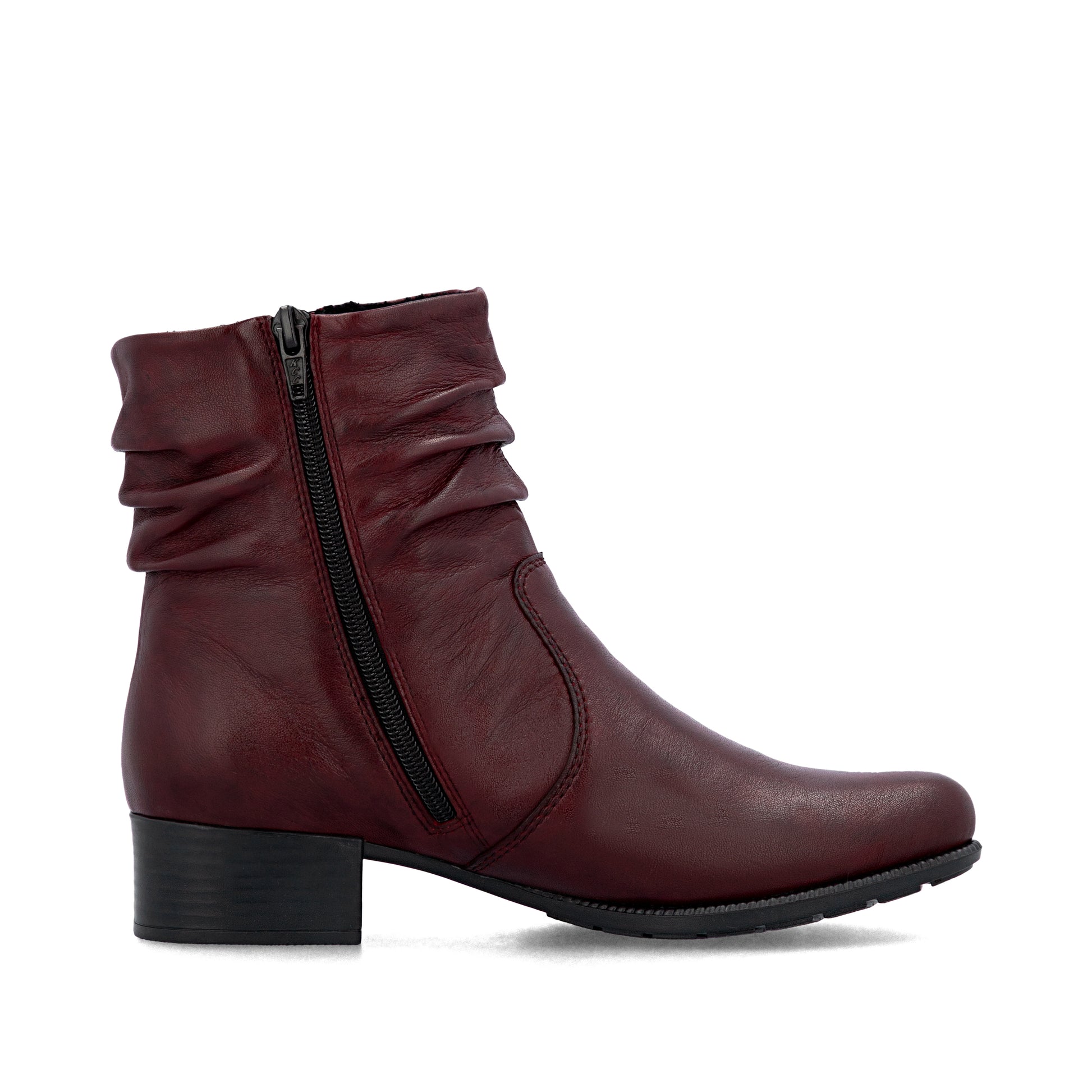 Red Zip Boots for Women | Rieker 78656-35