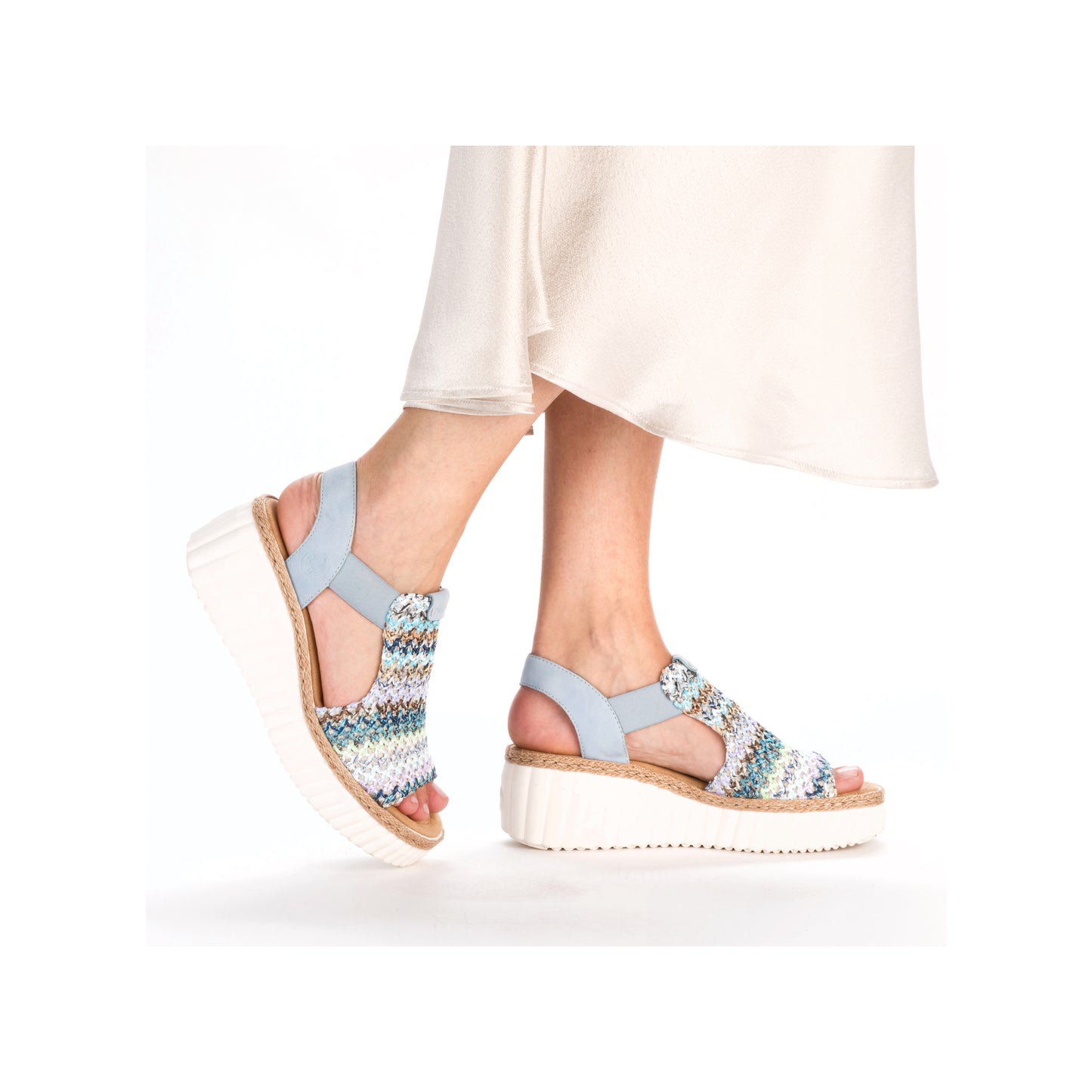 Rieker Woman's Sandals - Multi-Coloured | 69172-91