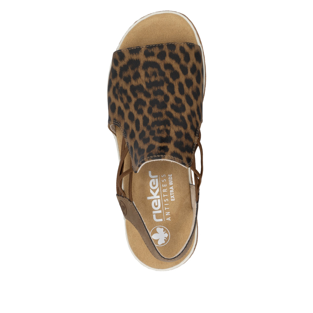 Multi Elasticated Sandals for Women | Rieker 62741-90