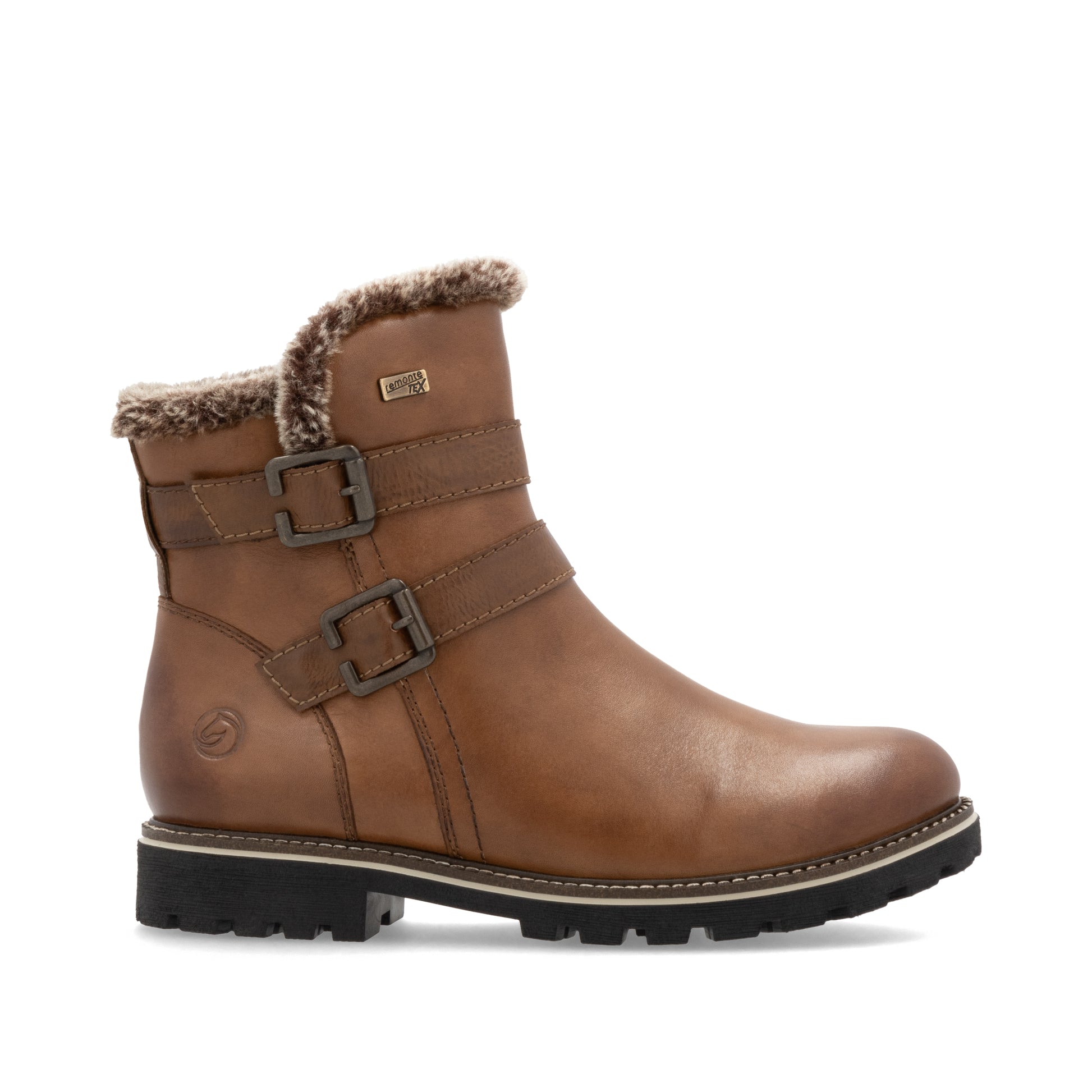 Brown Zip Boots for Women | Remonte D8484-24