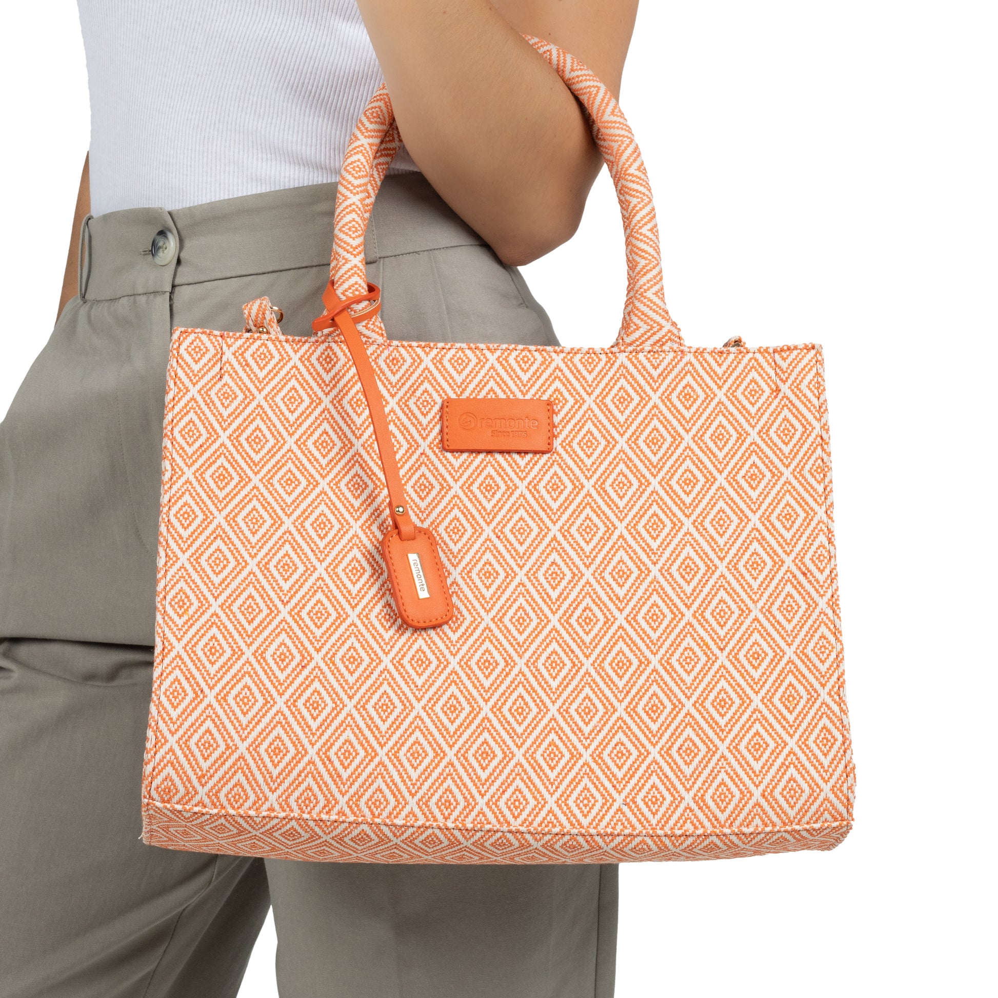 Orange Zip Bags for Women | Remonte Q0762-38