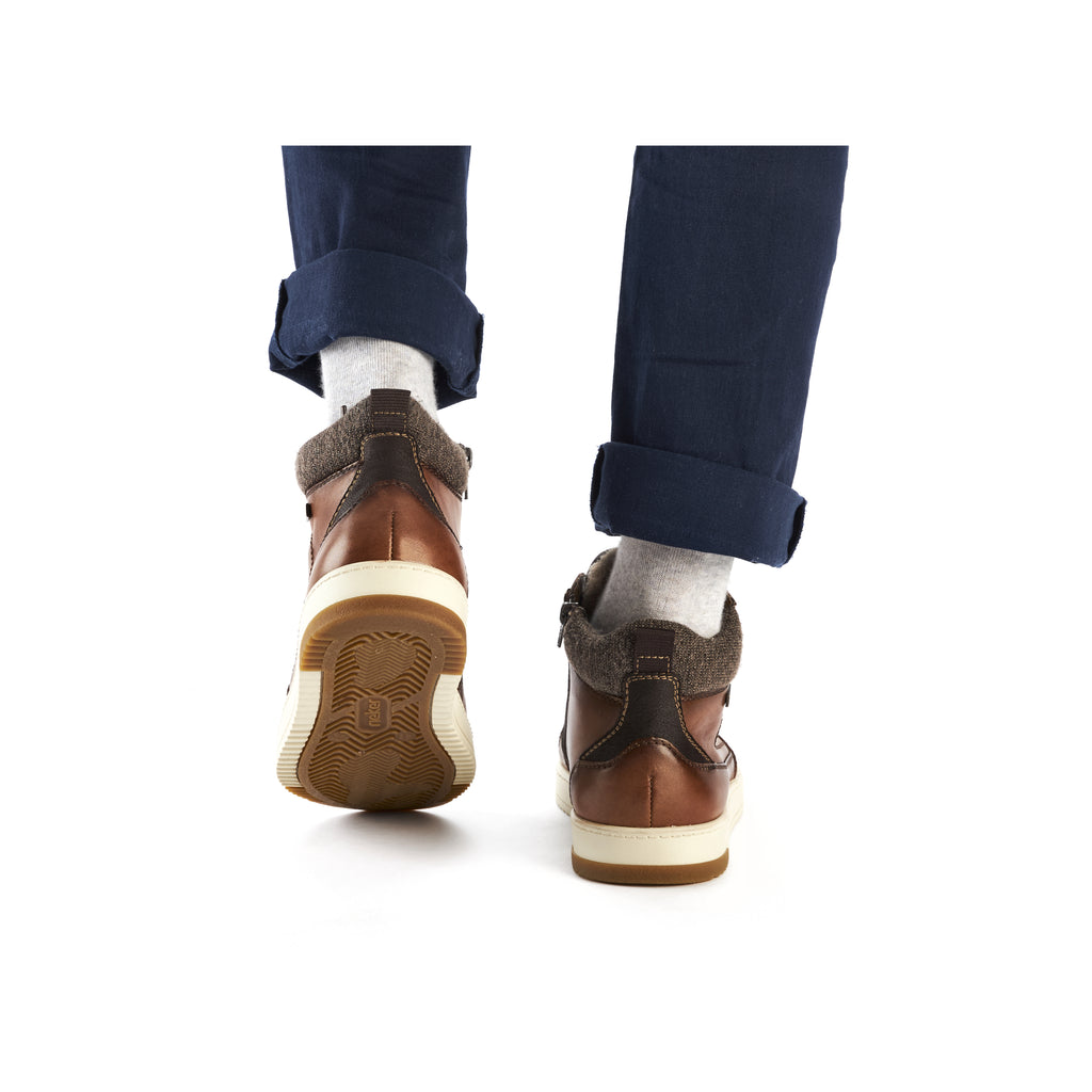 Brown Zip Boots for Men | Rieker 17530-25