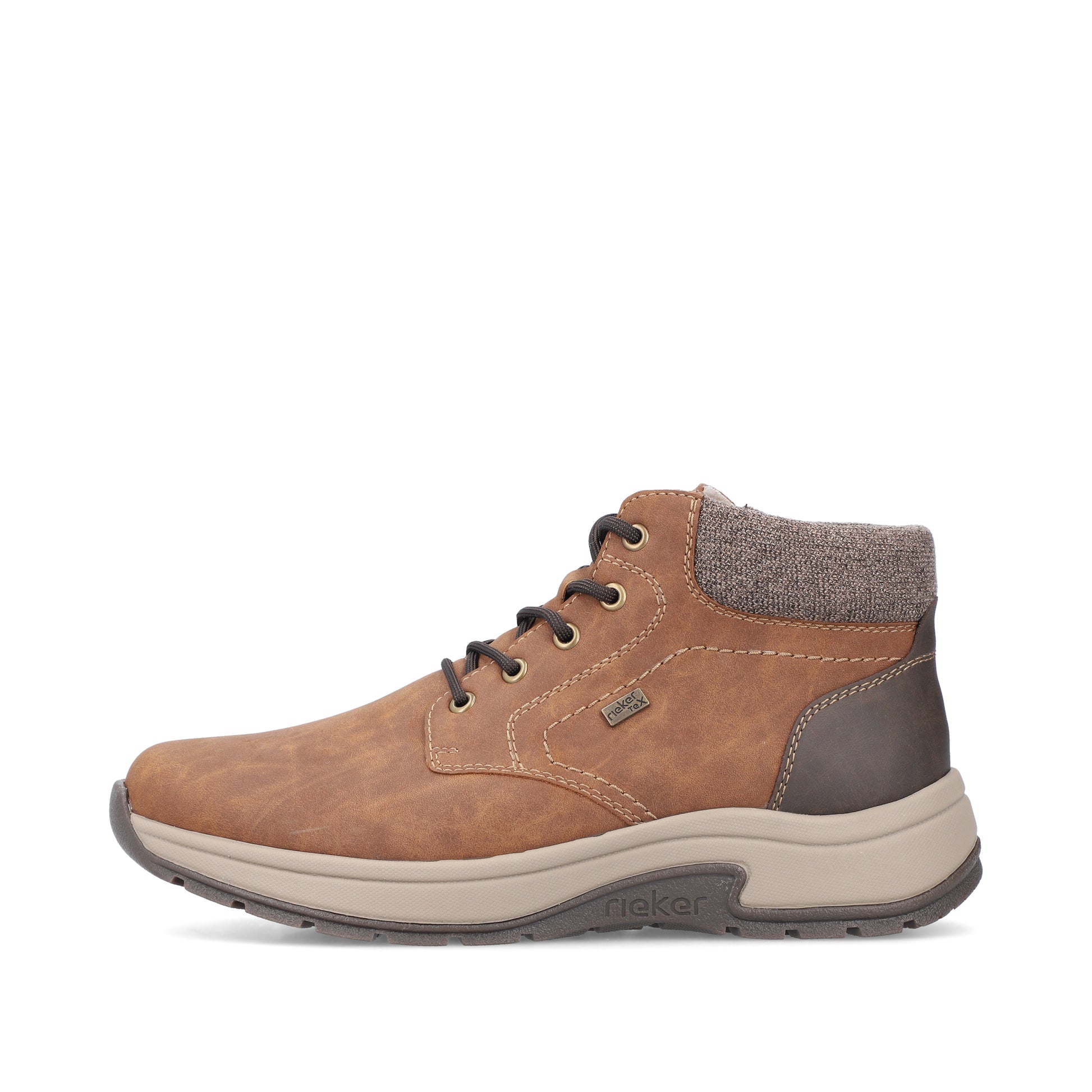 Brown Zip Boots for Men | Rieker 11030-25