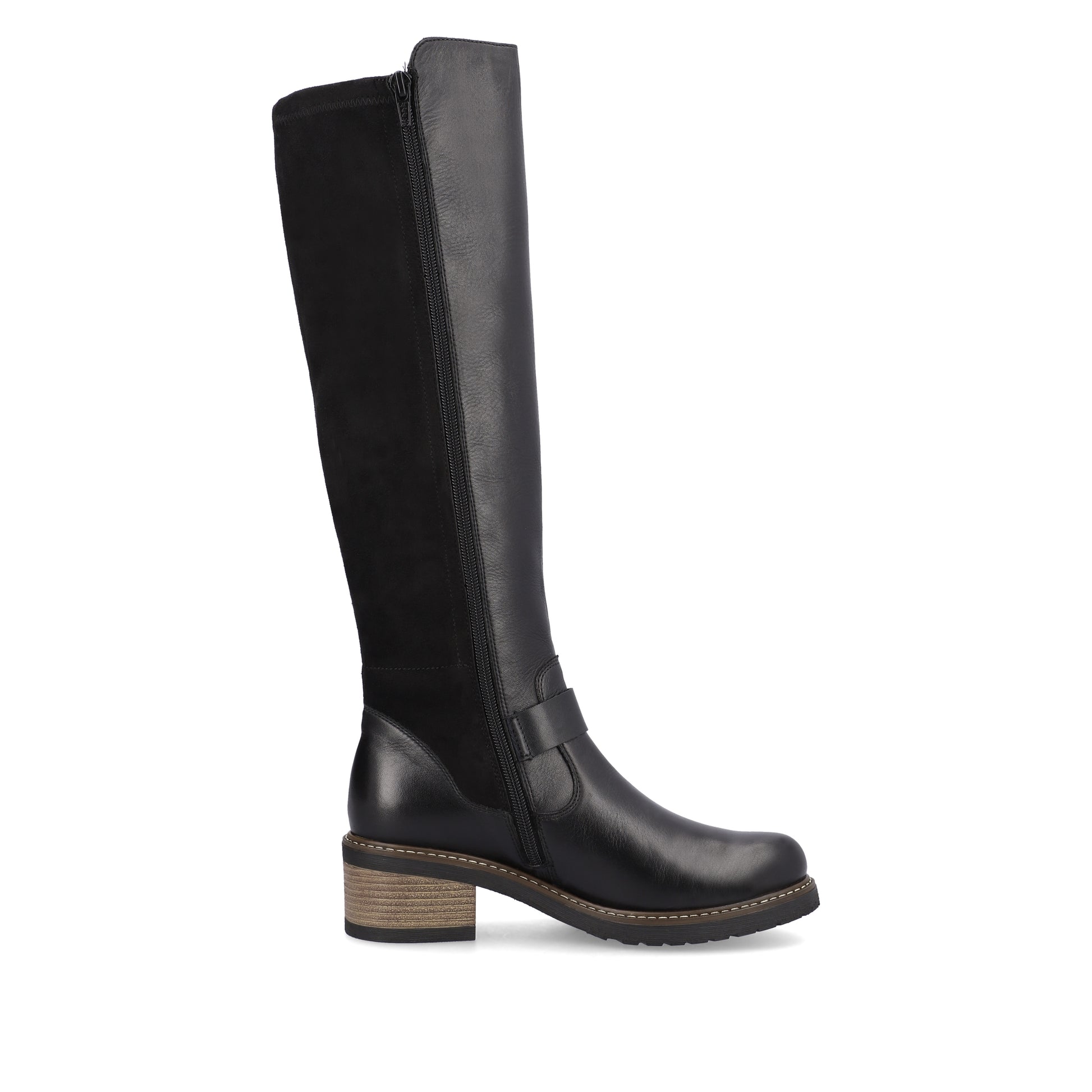 Black Zip Boots for Women | Remonte D1A73-01