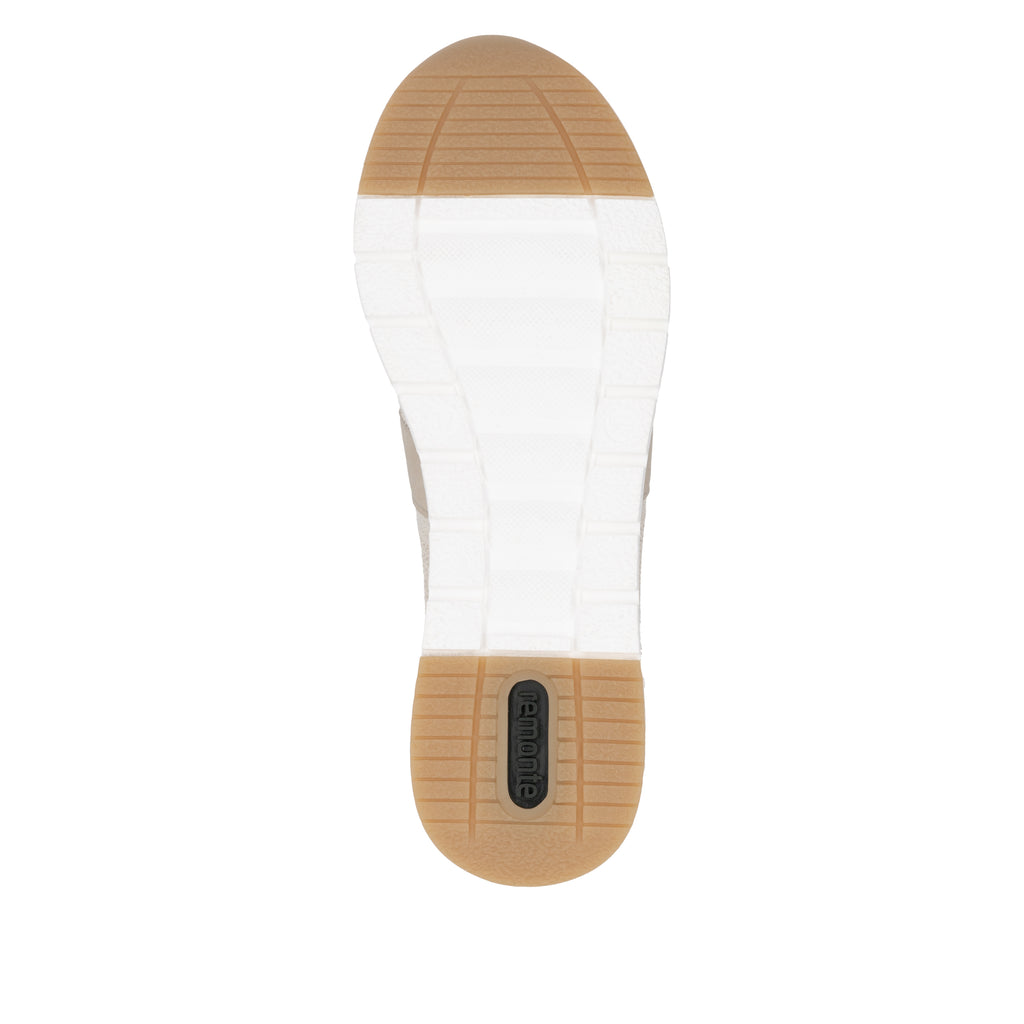 Beige Elasticated Shoes for Women | Remonte R6713-60