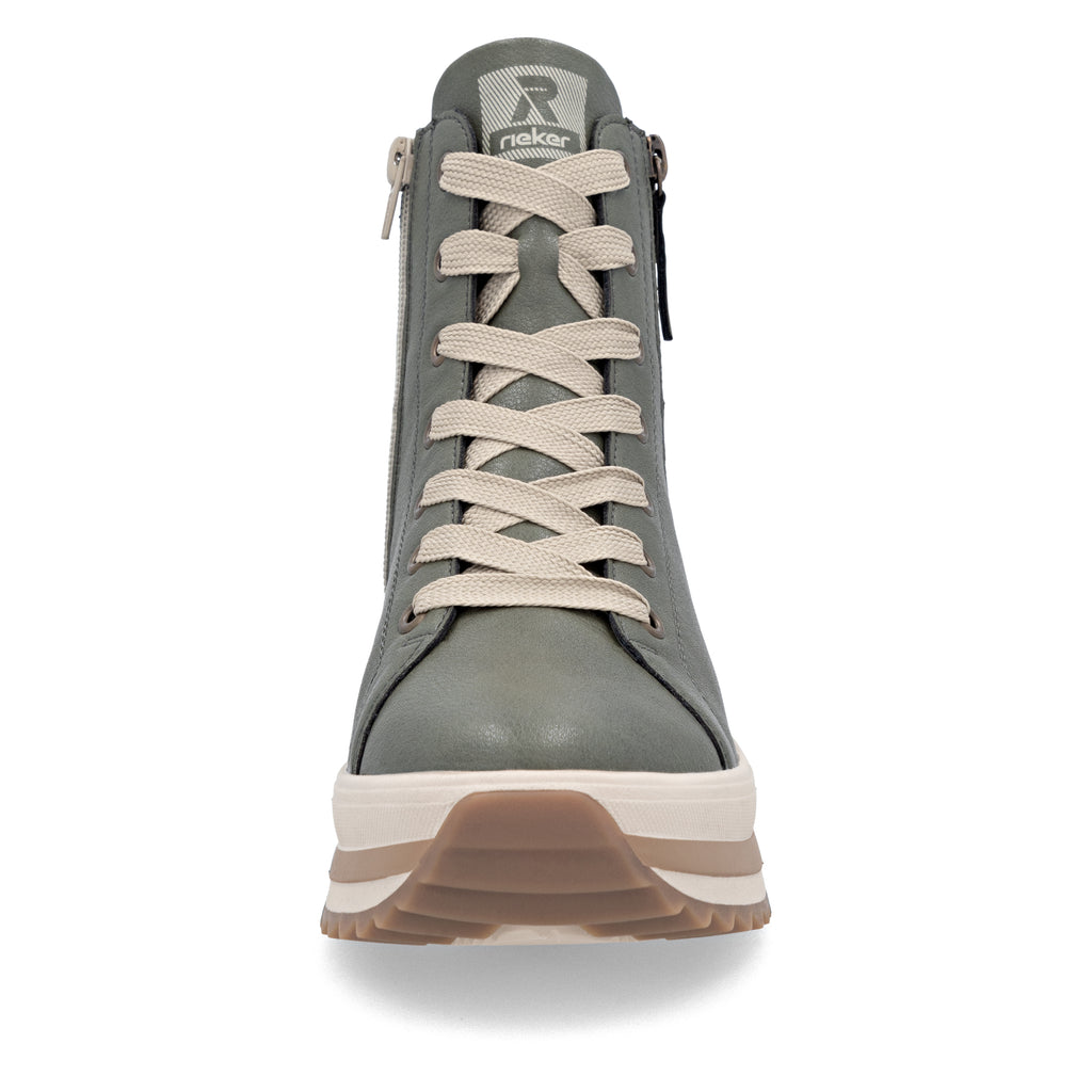 Green Zip Boots for Women | Rieker Sport W3870-54