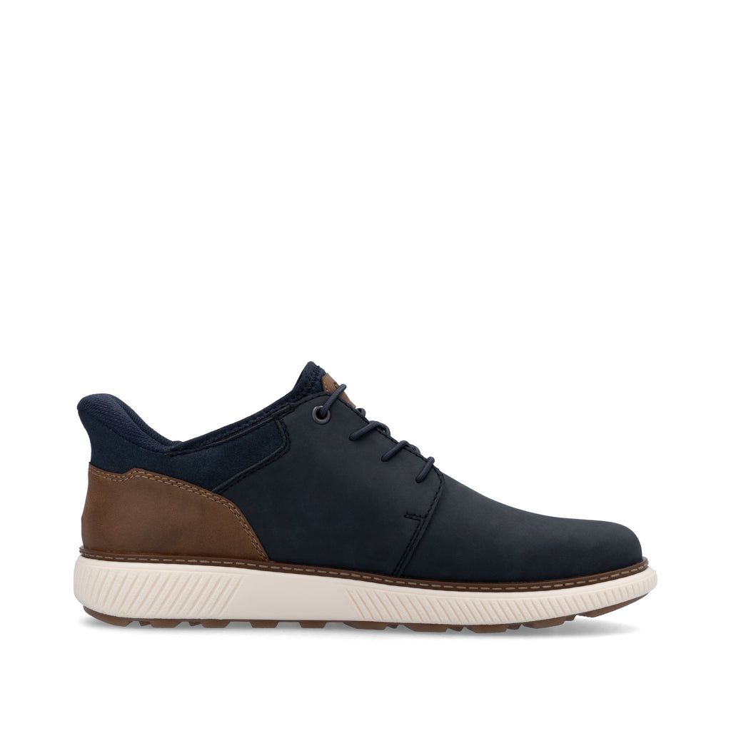 Blue Elasticated Shoes for Men | Rieker B3357-14