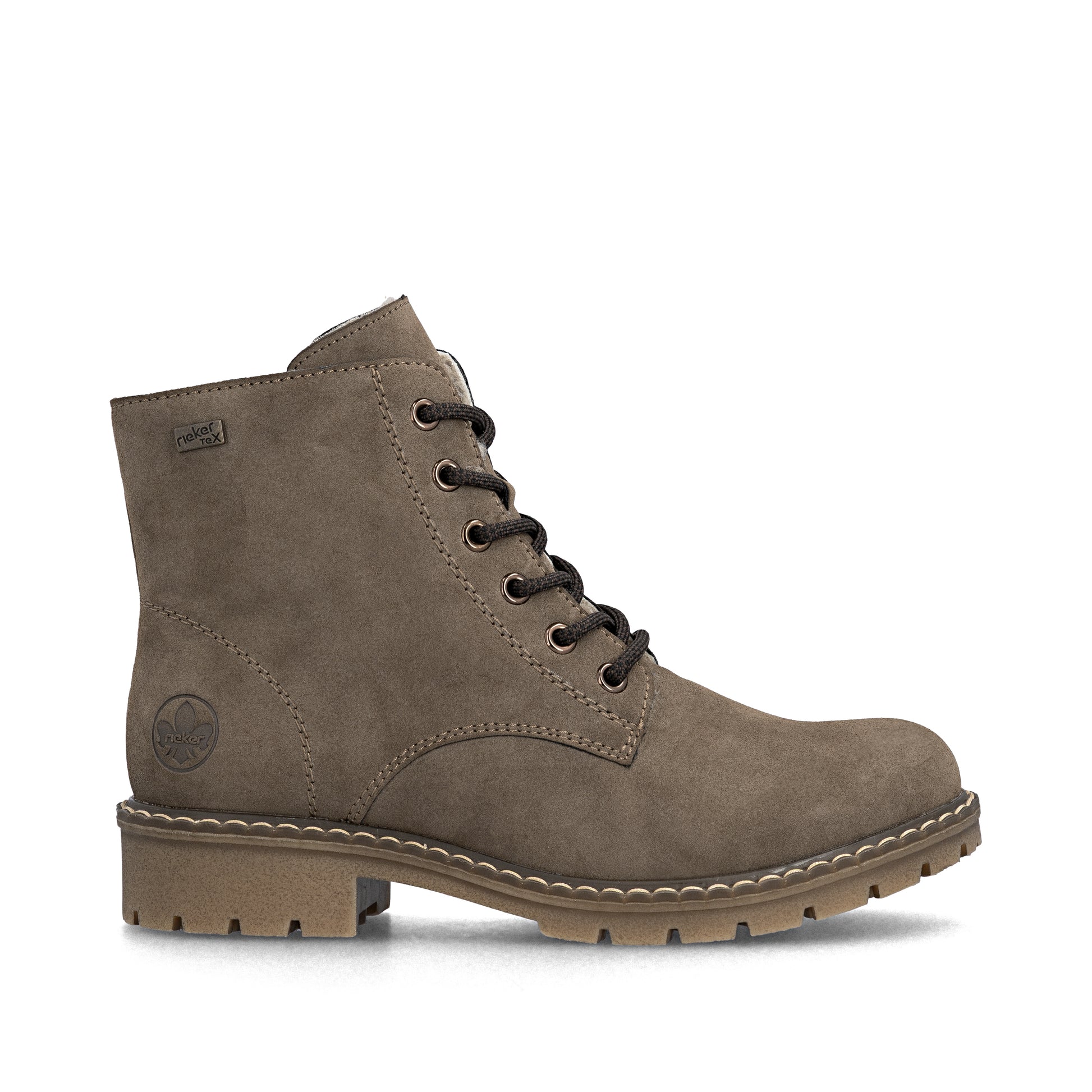 Brown Zip Boots for Women | Rieker Y9103-24