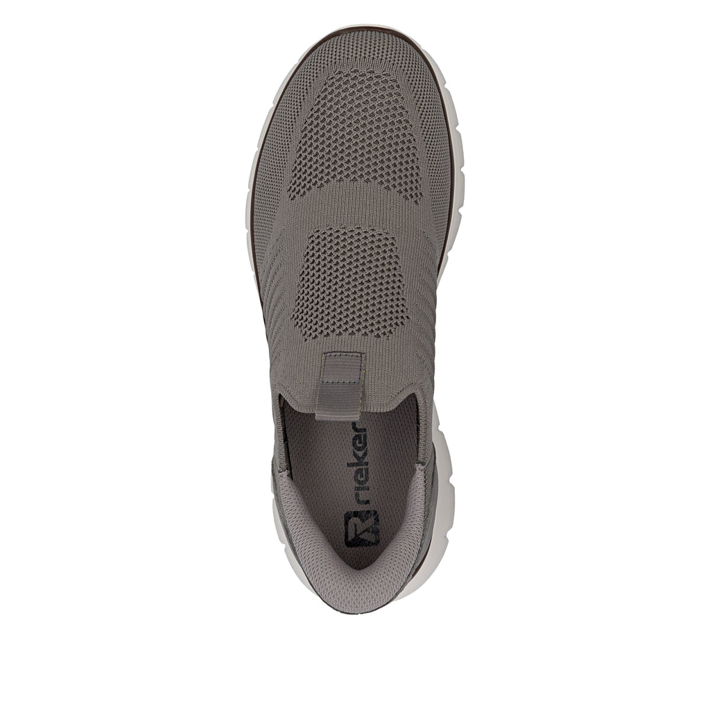 Beige Elasticated Shoes for Men | Rieker B6659-64