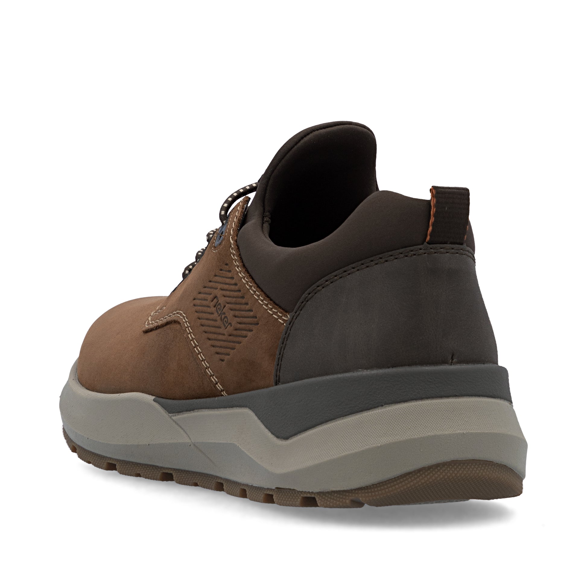 Brown Elasticated Shoes for Men | Rieker 06050-22