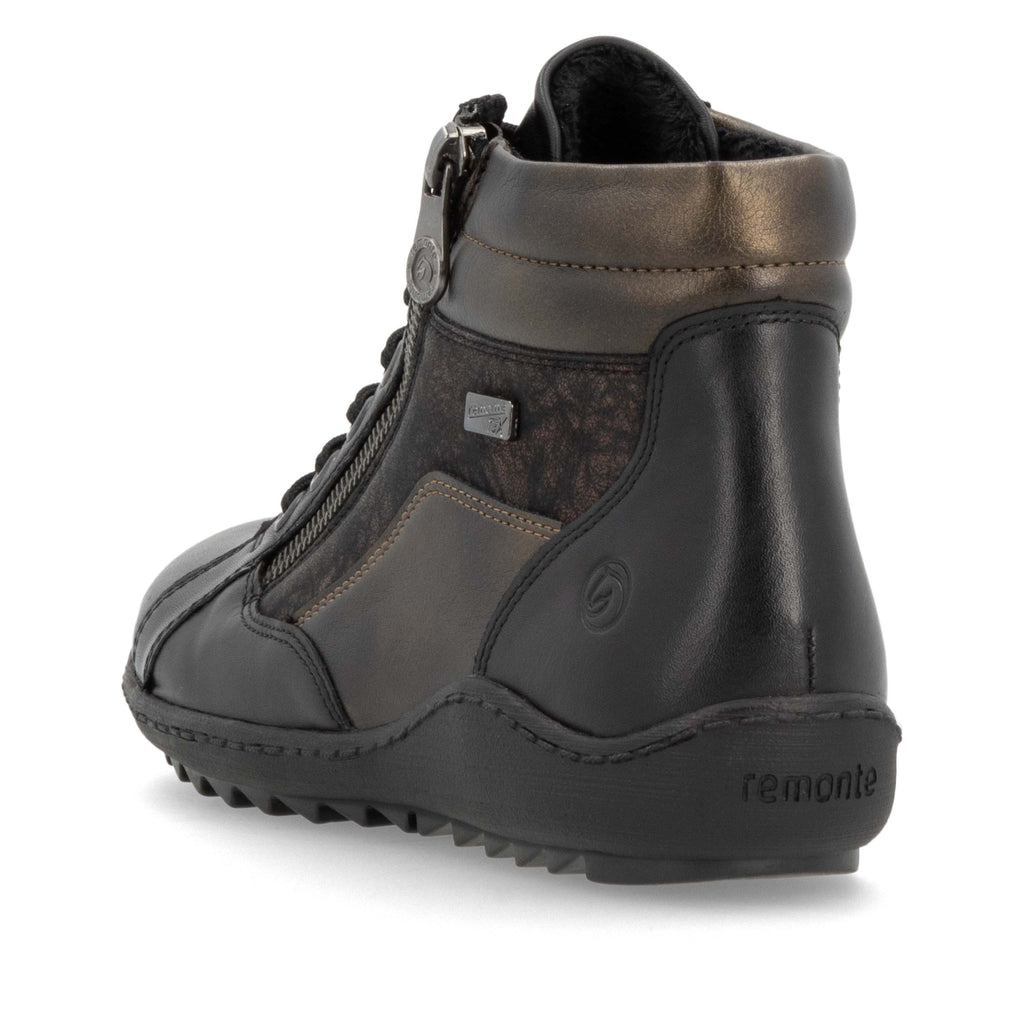 Black Zip Boots for Women | Remonte R1458-03