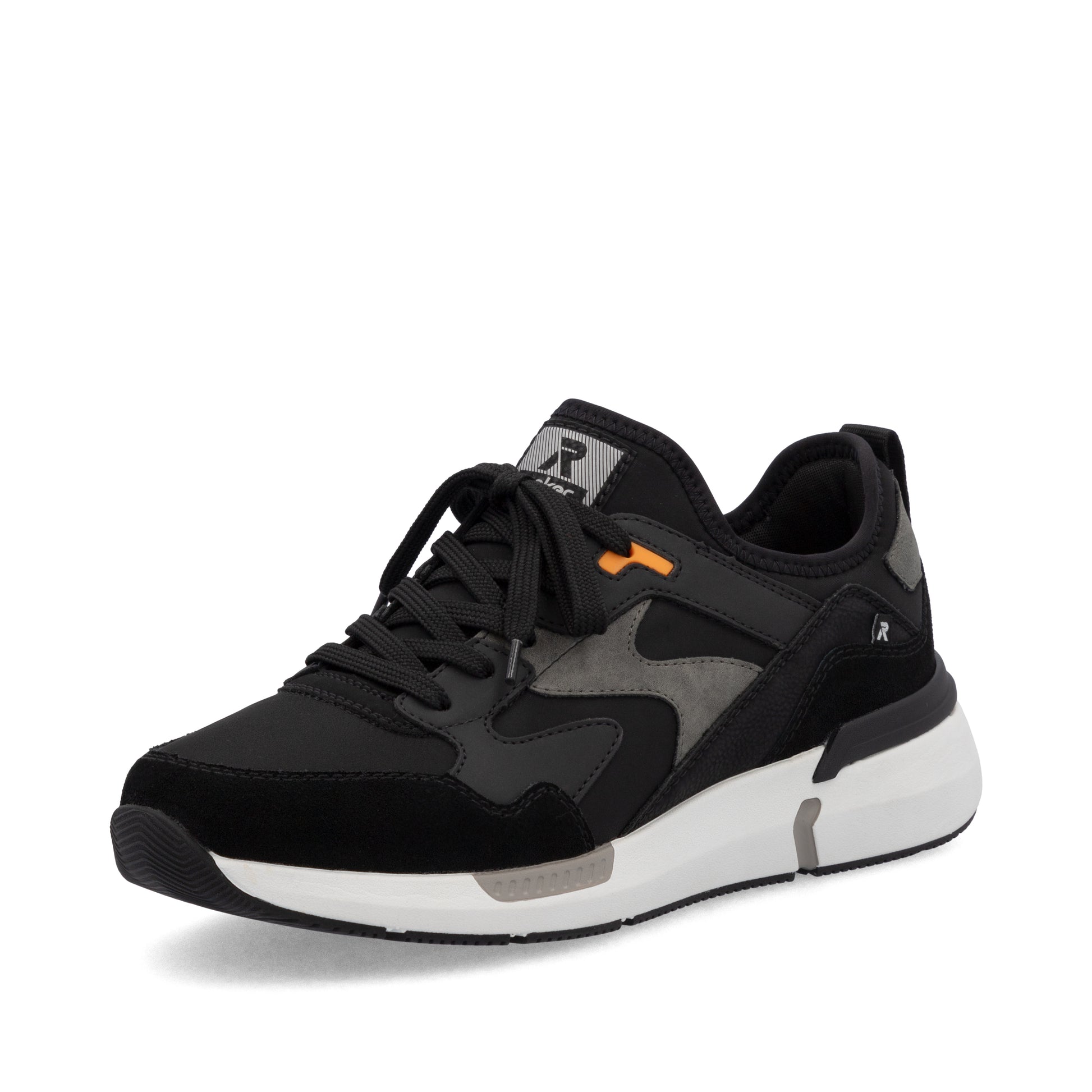 Black Elasticated Shoes for Men | Rieker U1403-00