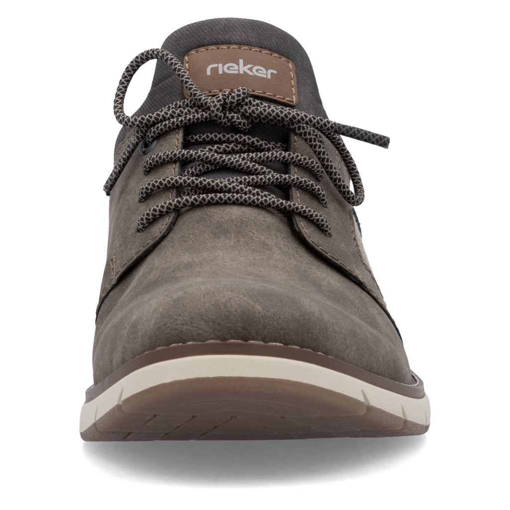 Brown Elasticated Shoes for Men | Rieker 11351-25