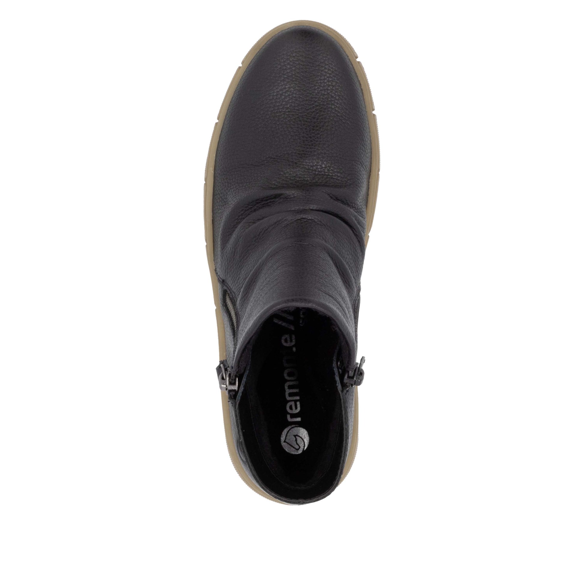 Black Zip Boots for Women | Remonte D1T73-00