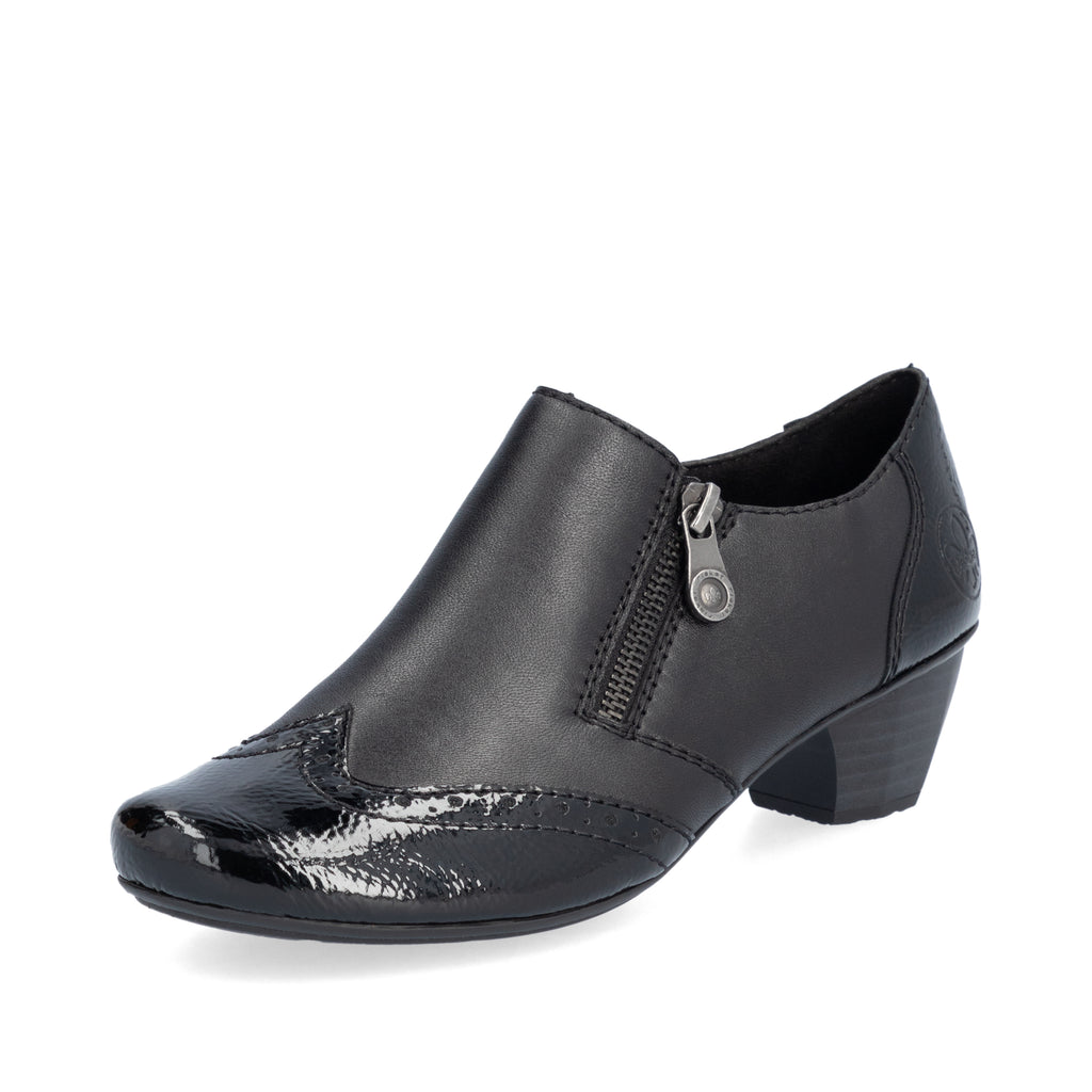 Black Zip Shoes for Women | Rieker 41757-00