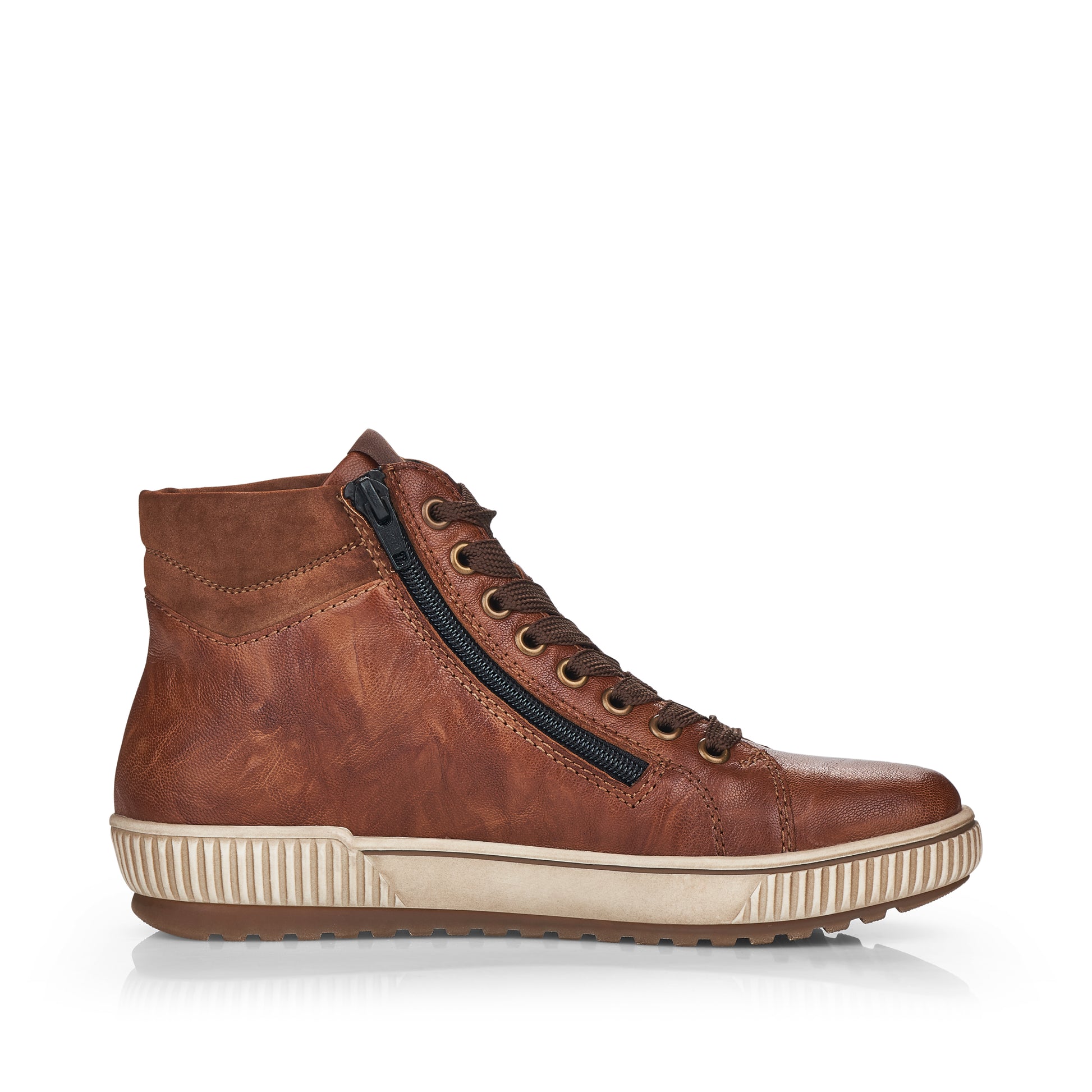 Brown Zip Boots for Women | Remonte D0772-22