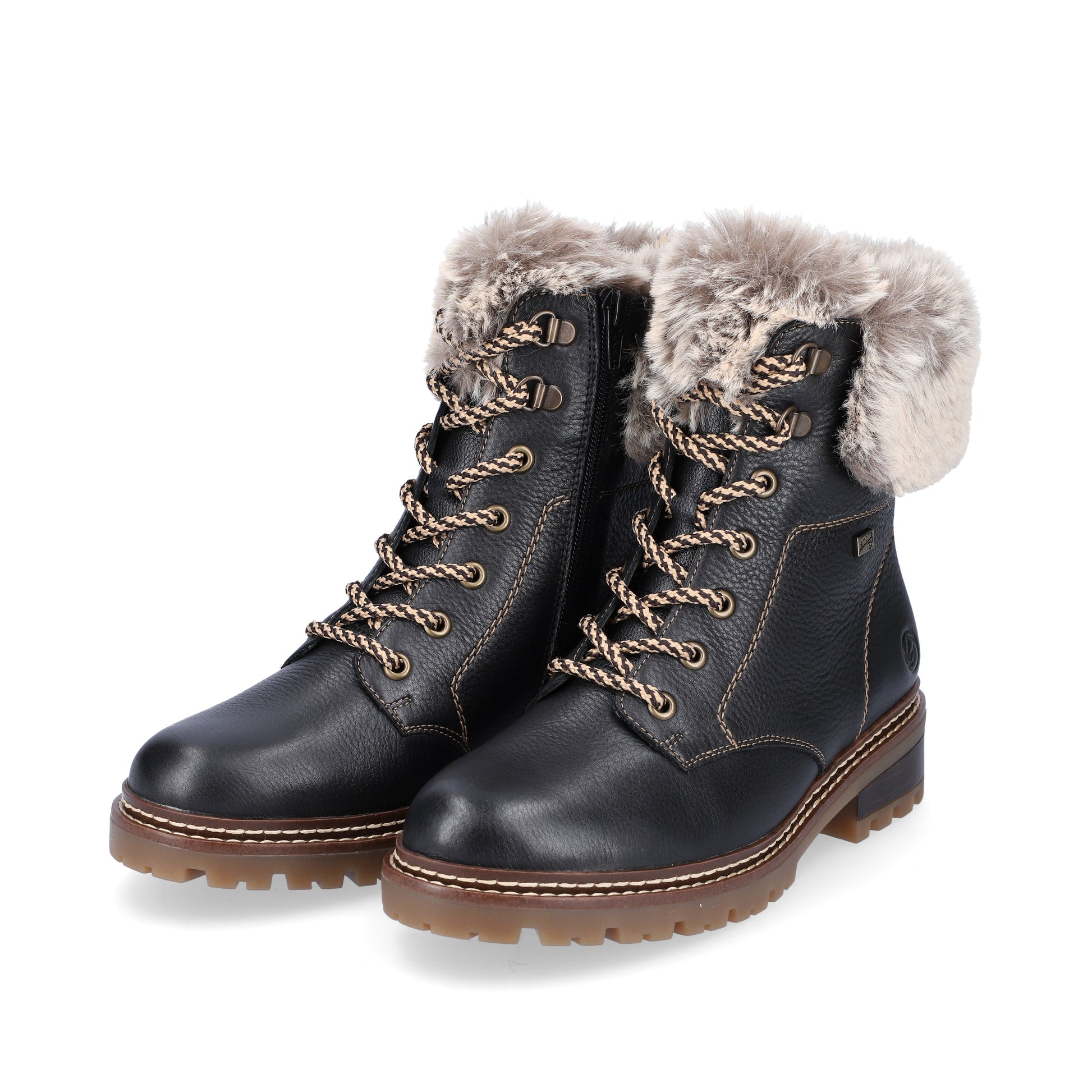 Black Zip Boots for Women | Remonte D0B74-01