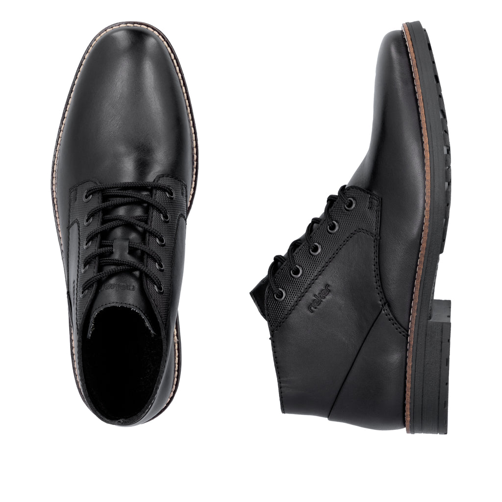 Black Elasticated Boots for Men | Rieker 33207-00