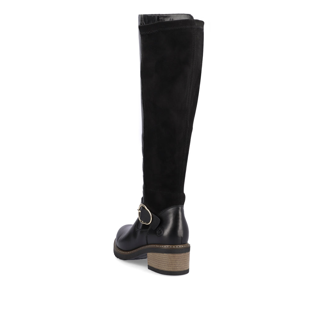 Black Zip Boots for Women | Remonte D1A73-01