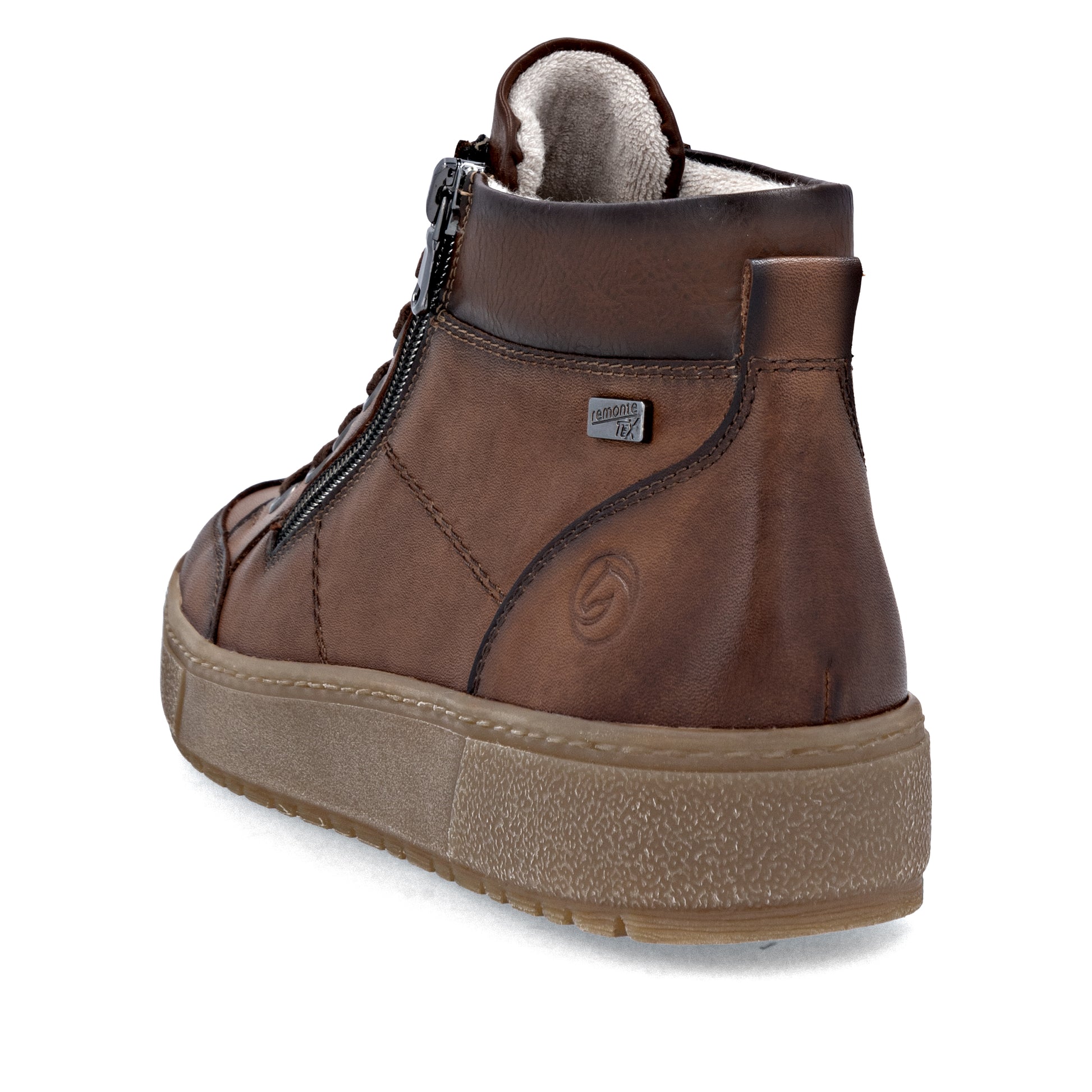 Brown Zip Boots for Women | Remonte D2T70-24