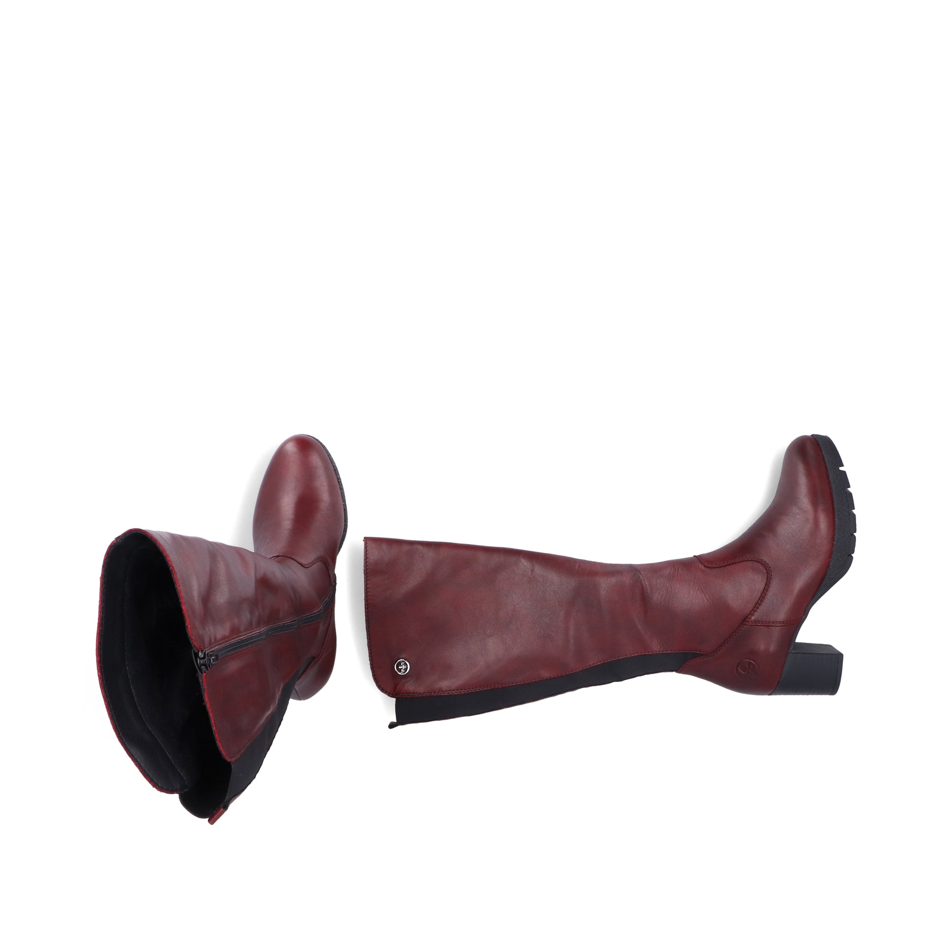 Red Zip Boots for Women | Rieker 77684-35