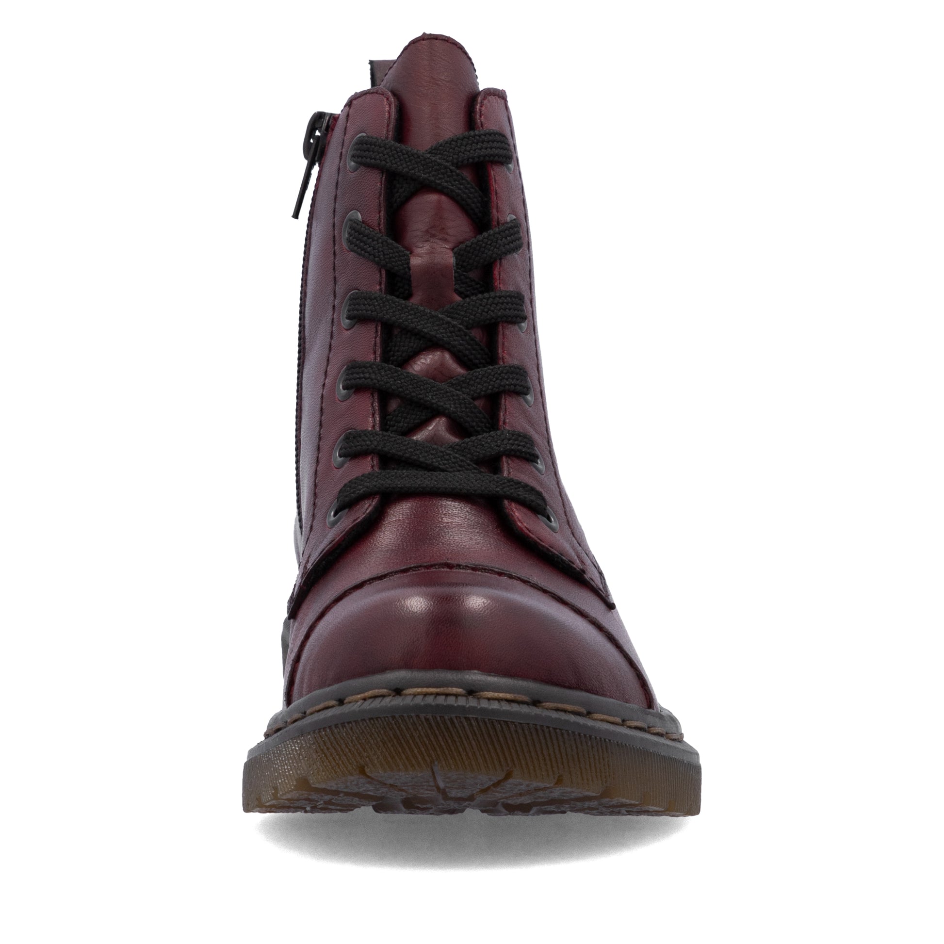 Red Zip Boots for Women | Rieker 78202-35