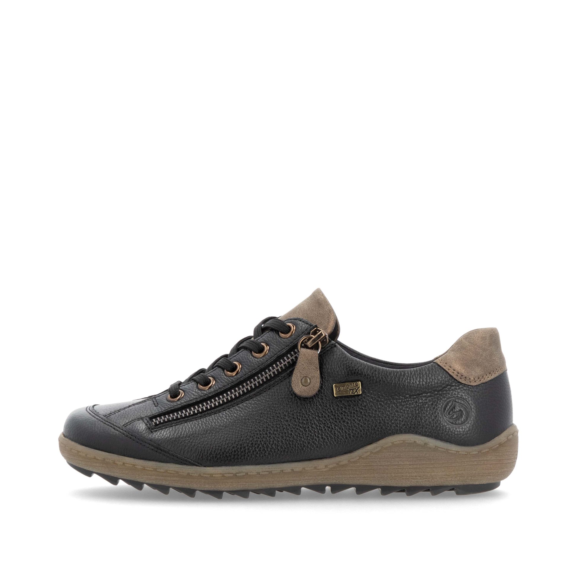 Black Zip Shoes for Women | Remonte R1402-08