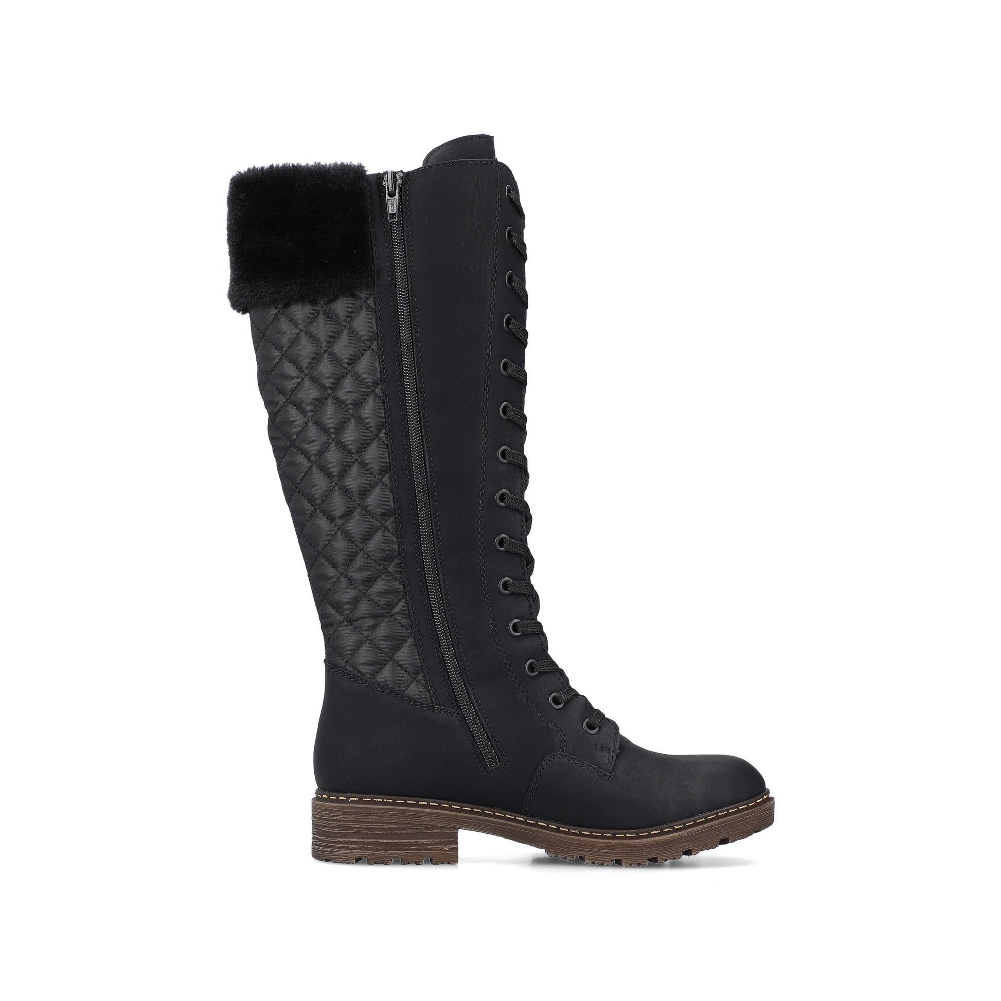 Black Zip Boots for Women | Rieker Z4740-00