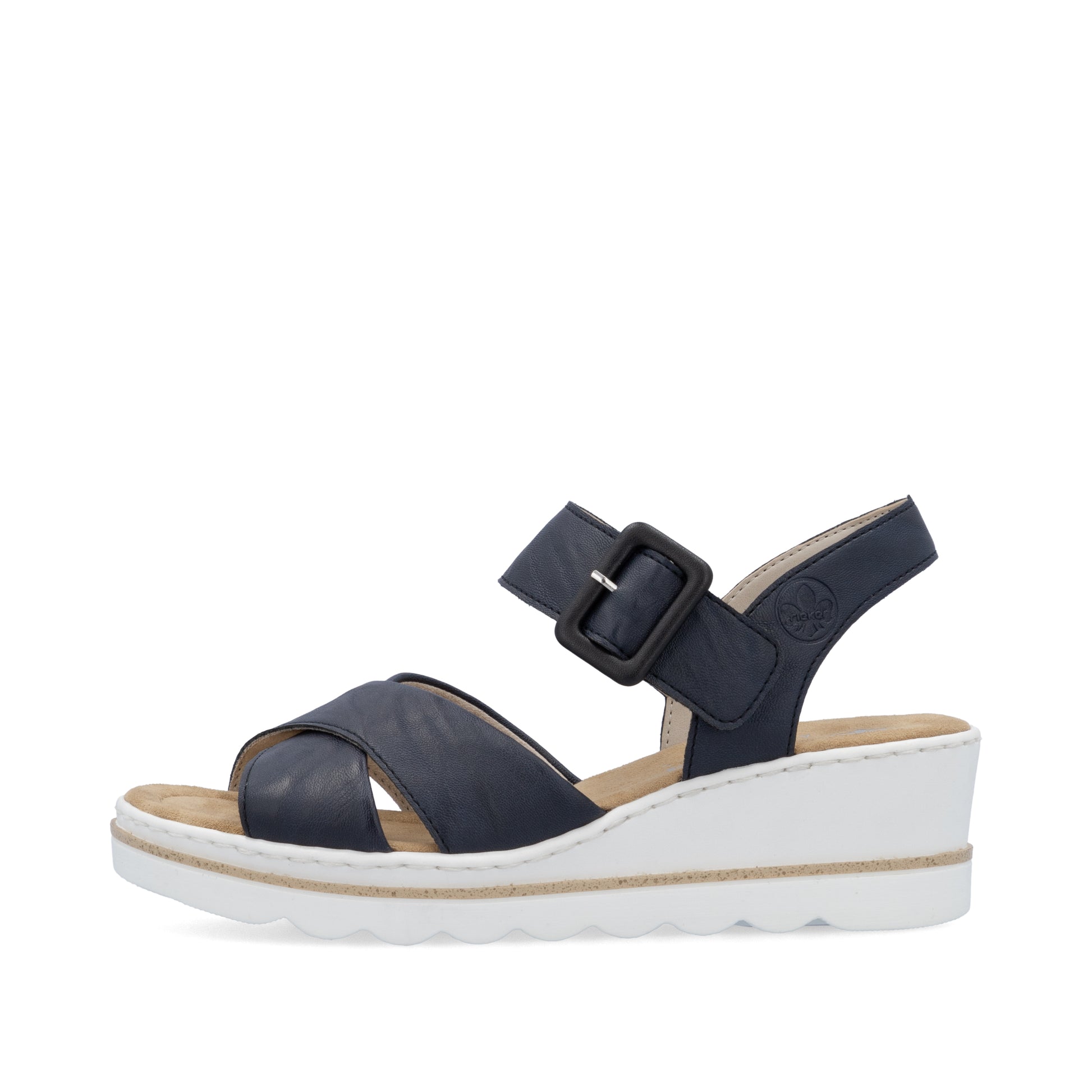 Blue Hook & Loop Sandals for Women | Rieker 67463-14
