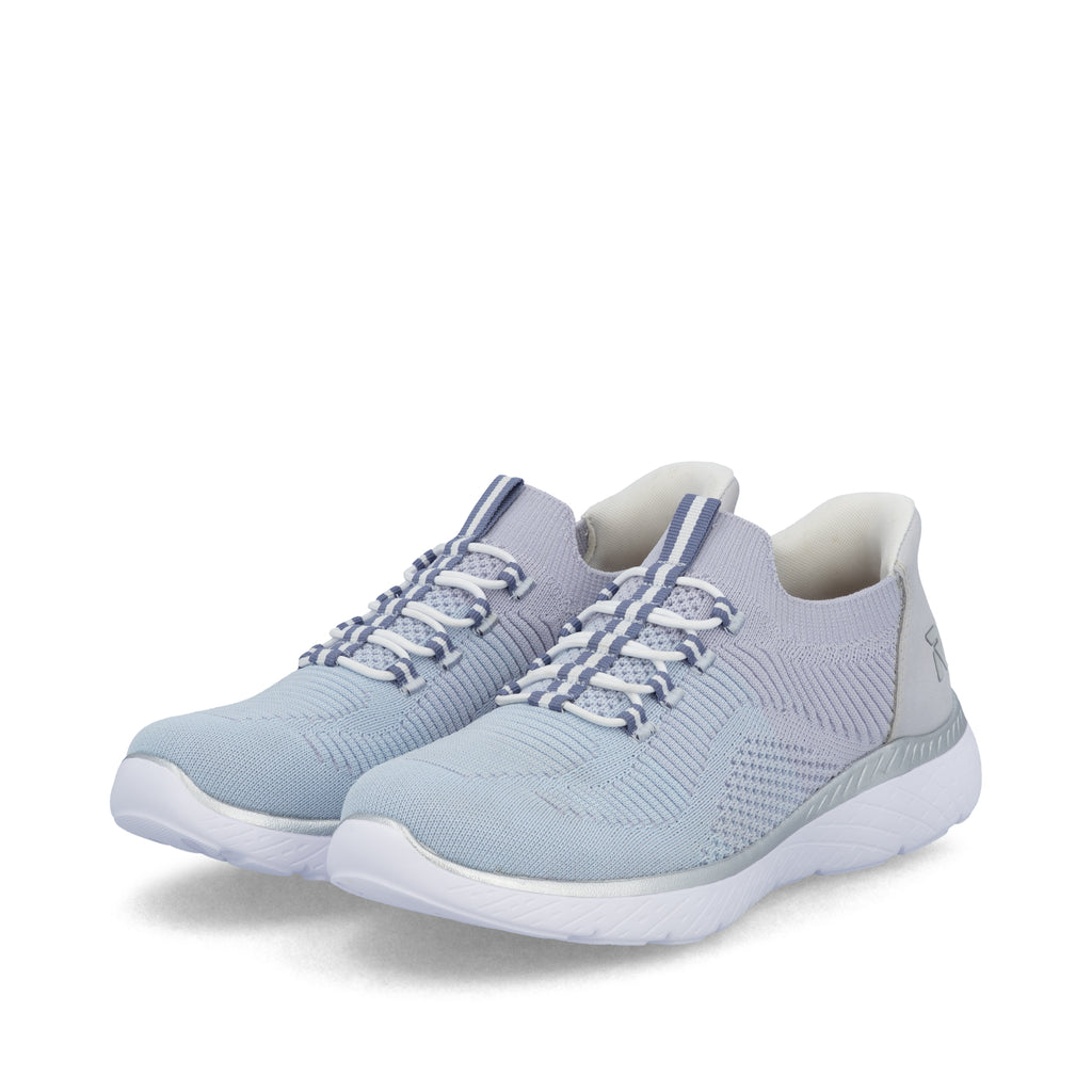 Blue Elasticated Shoes for Women | Rieker M5066-30