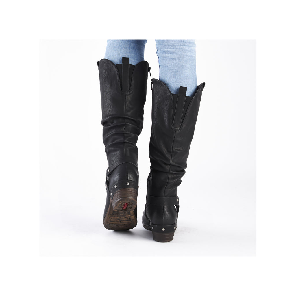 Black Zip Boots for Women | Rieker 93670-00