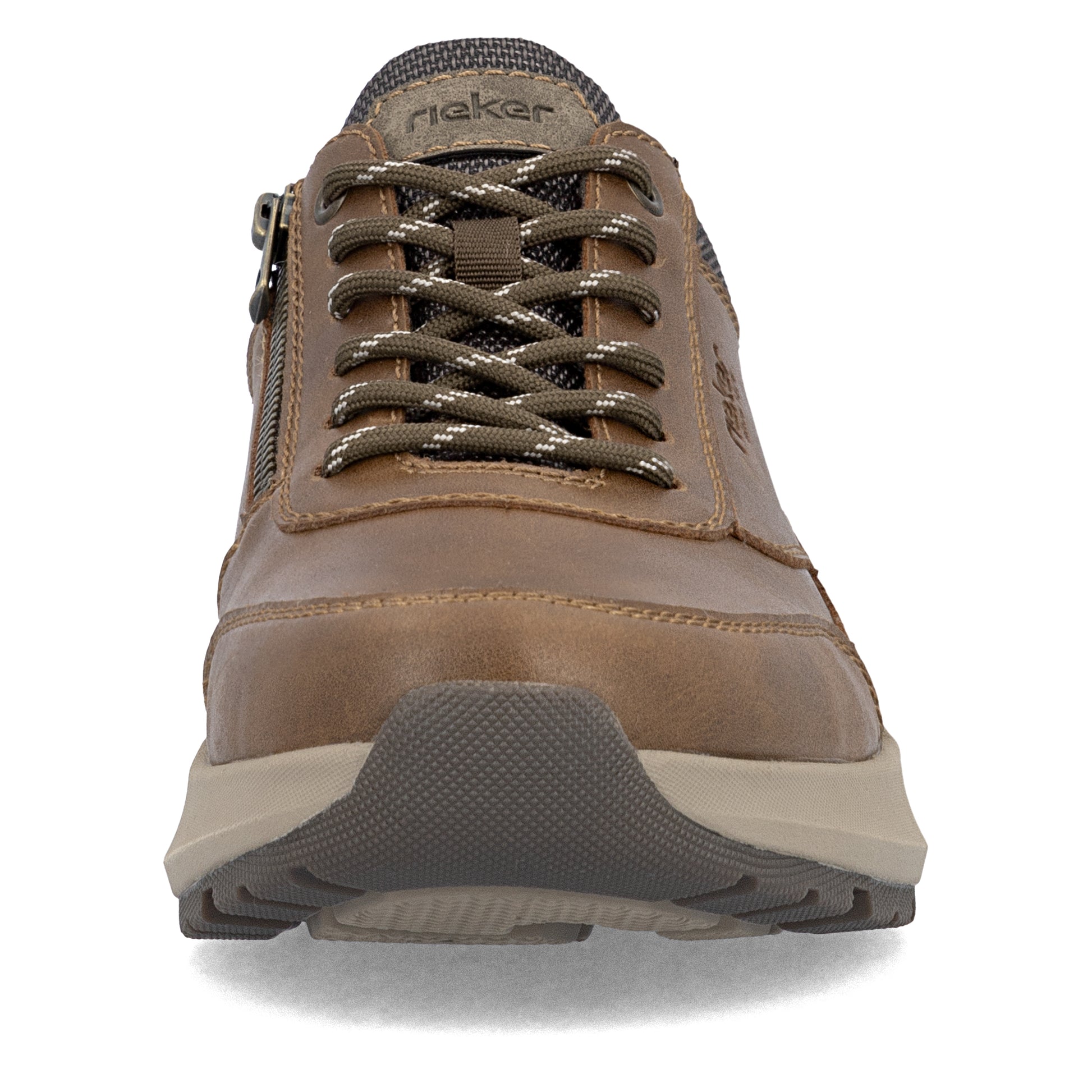 Brown Zip Shoes for Men | Rieker 06000-22