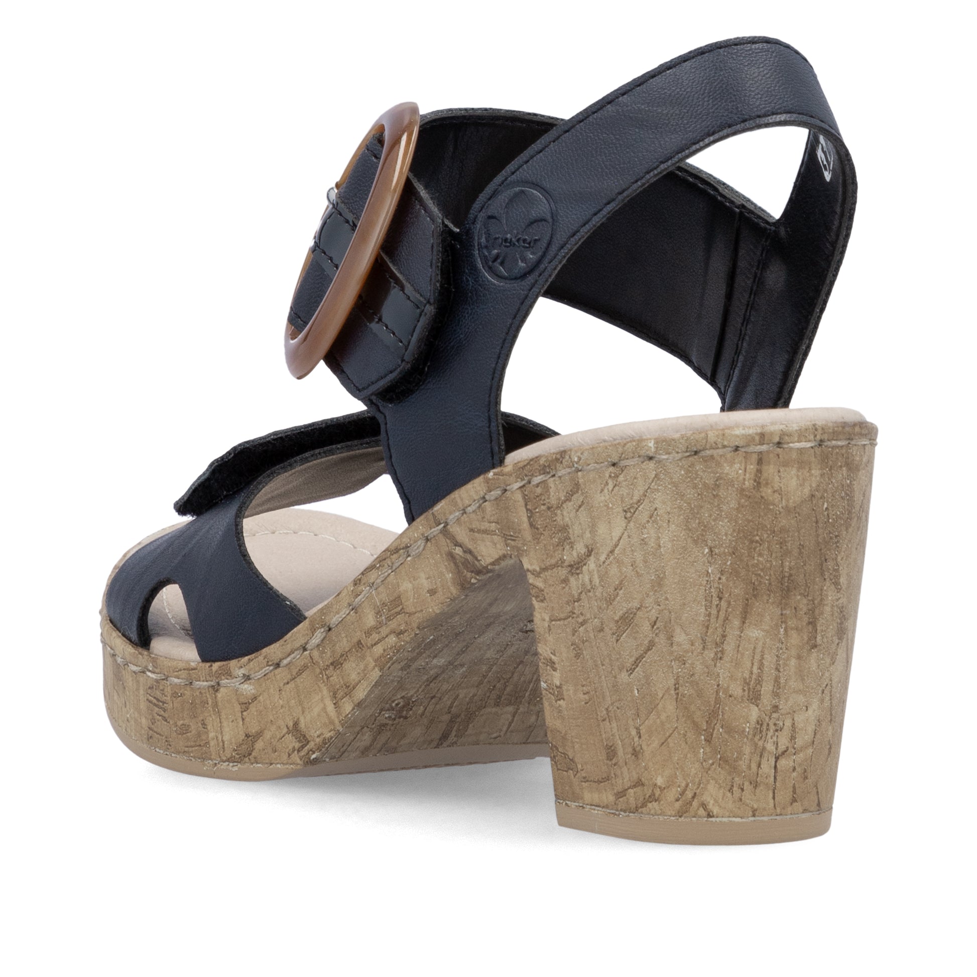 Blue Hook & Loop Sandals for Women | Rieker 66876-14