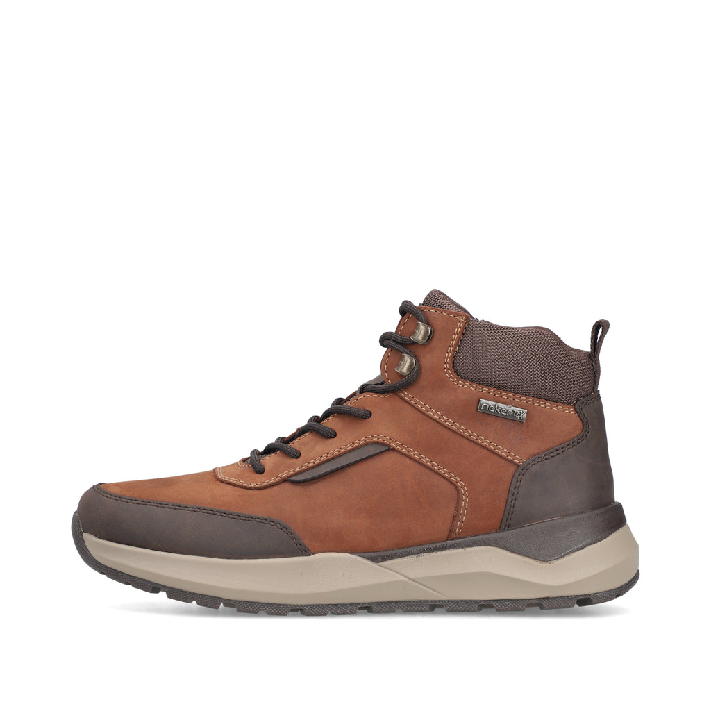 Brown Zip Boots for Men | Rieker 06030-24