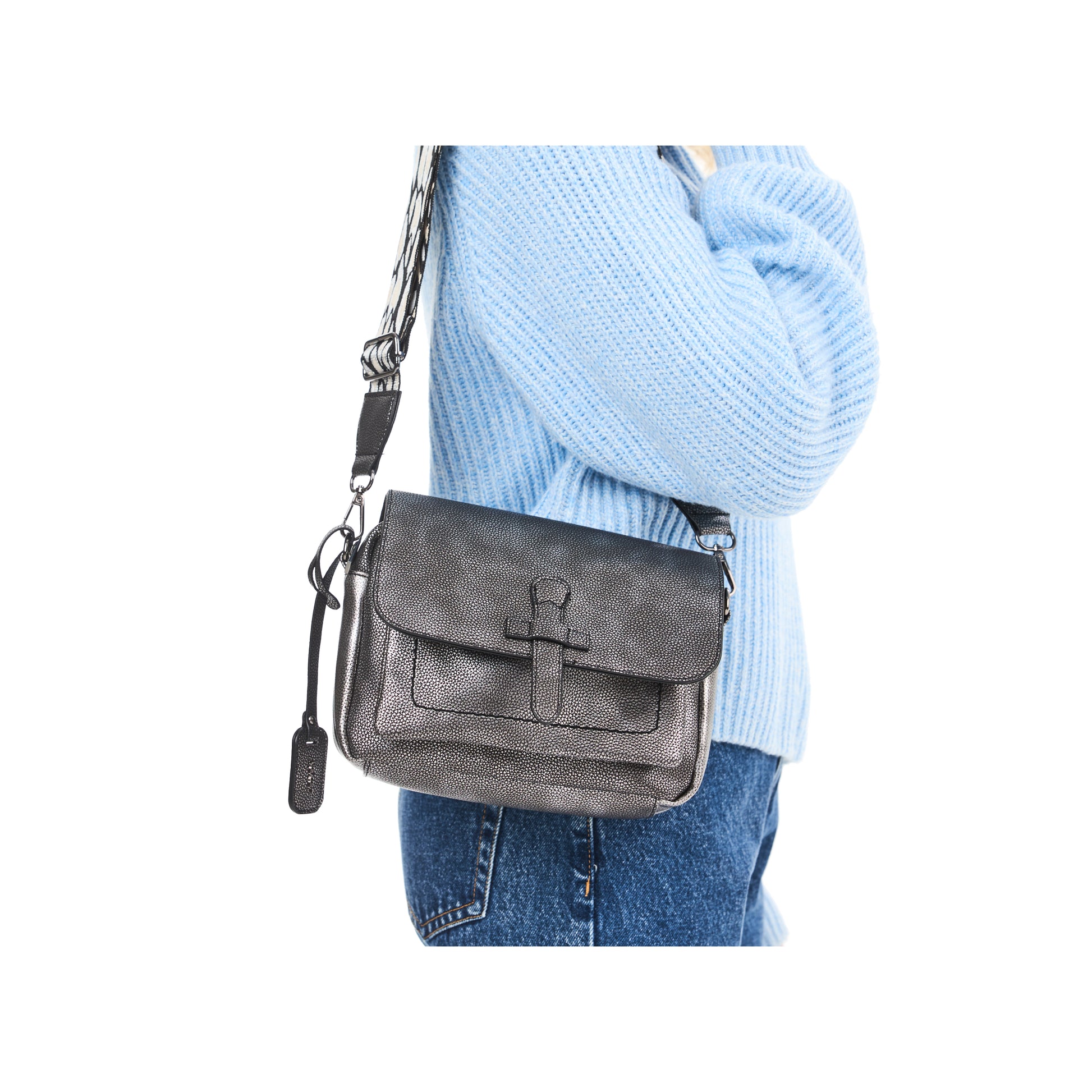 Silver/Platinum  Bags for Women | Rieker H1101-42