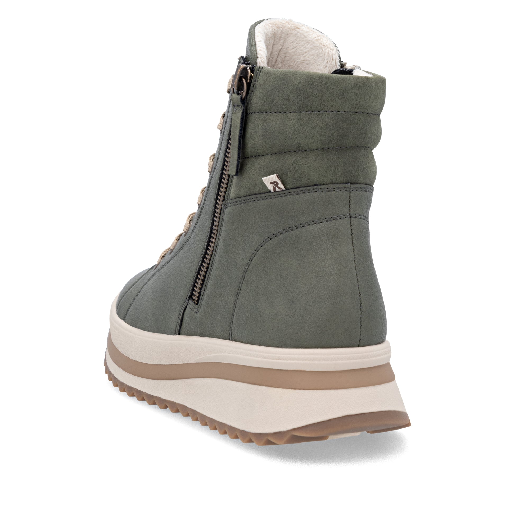 Green Zip Boots for Women | Rieker Sport W3870-54