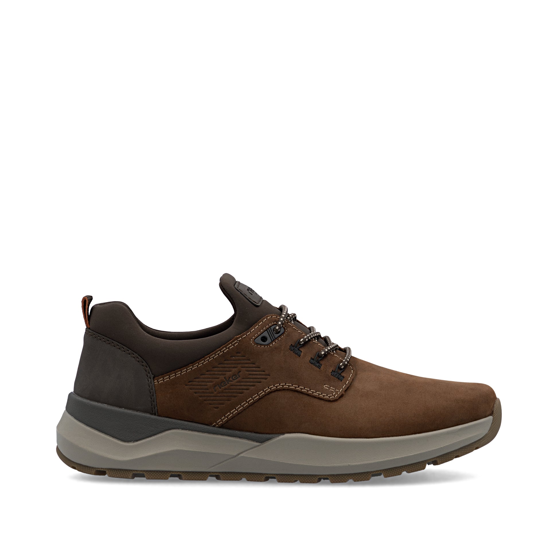 Brown Elasticated Shoes for Men | Rieker 06050-22