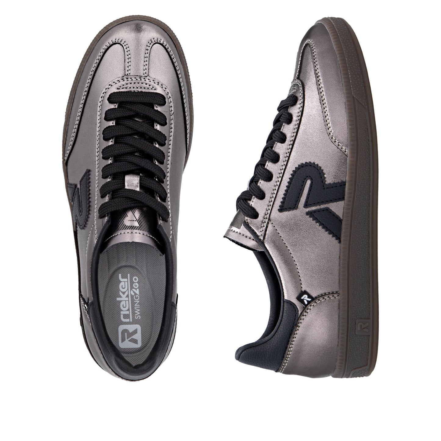 Rieker Sport Women's Trainer - Silver/Platinum | W2200-91