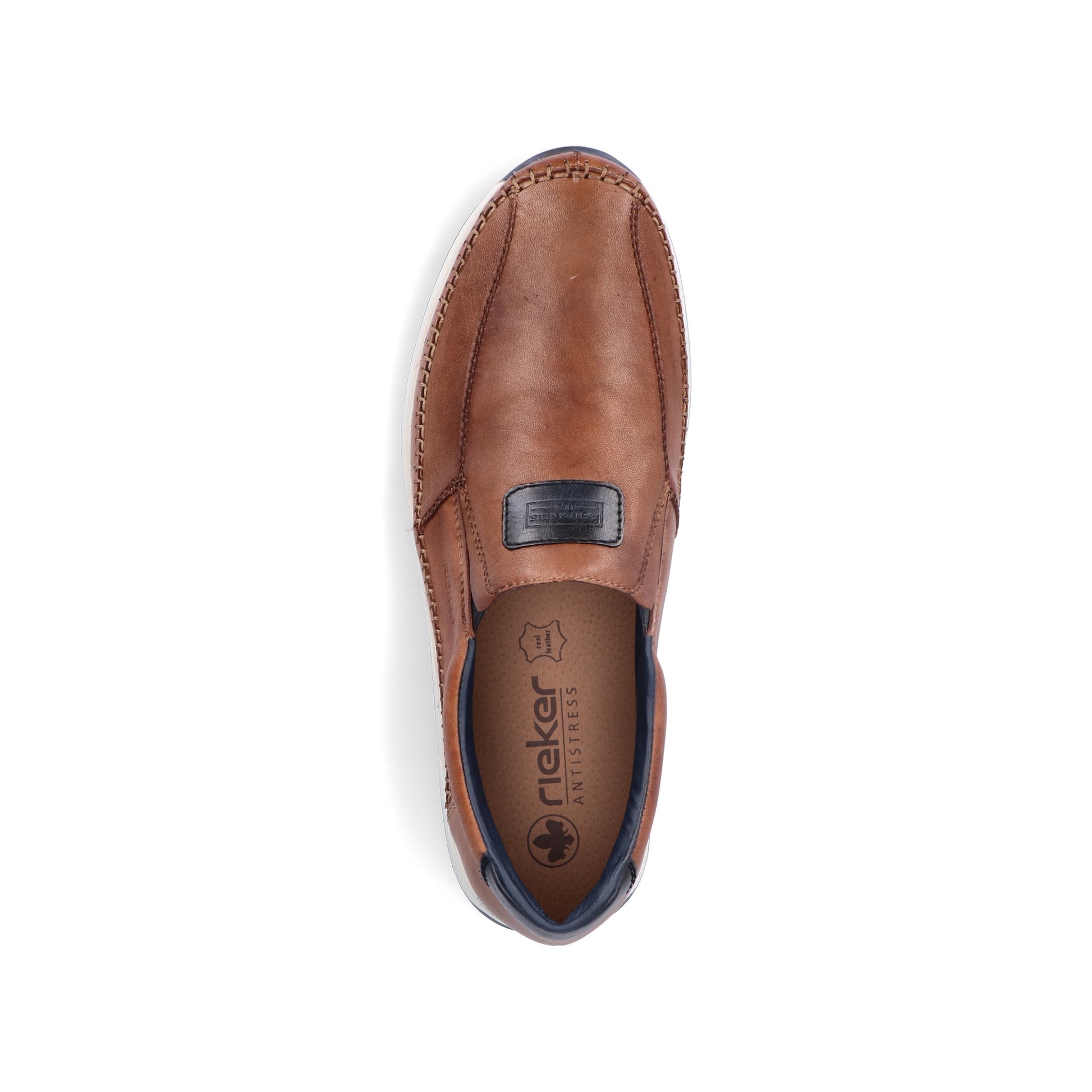 Brown Elasticated Shoes for Men | Rieker 11962-25